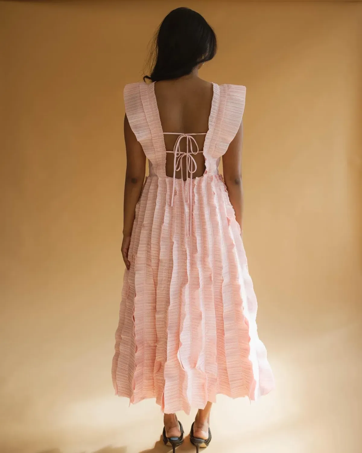 AJE HYBRID MIDI DRESS PINK SIZE 10 - Image 4