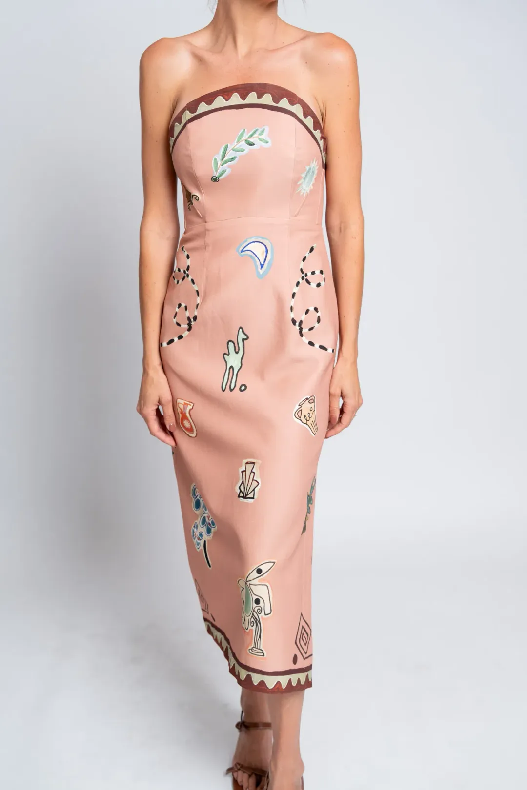 Alemais La. Sirena Exclusive- Laurence Midi Dress- 16 for rent on The Volte - main image