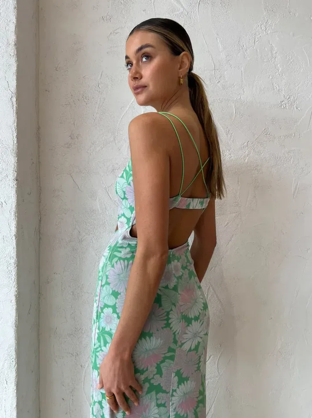 Hansen And Gretel Fantasy Maxi Dress In Flowerbomb Size Large for rent on The Volte - main image