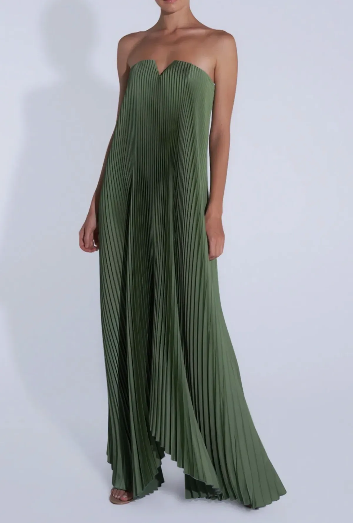 Lidee Black Tie Gown in Moss  Size 8 - Image 1