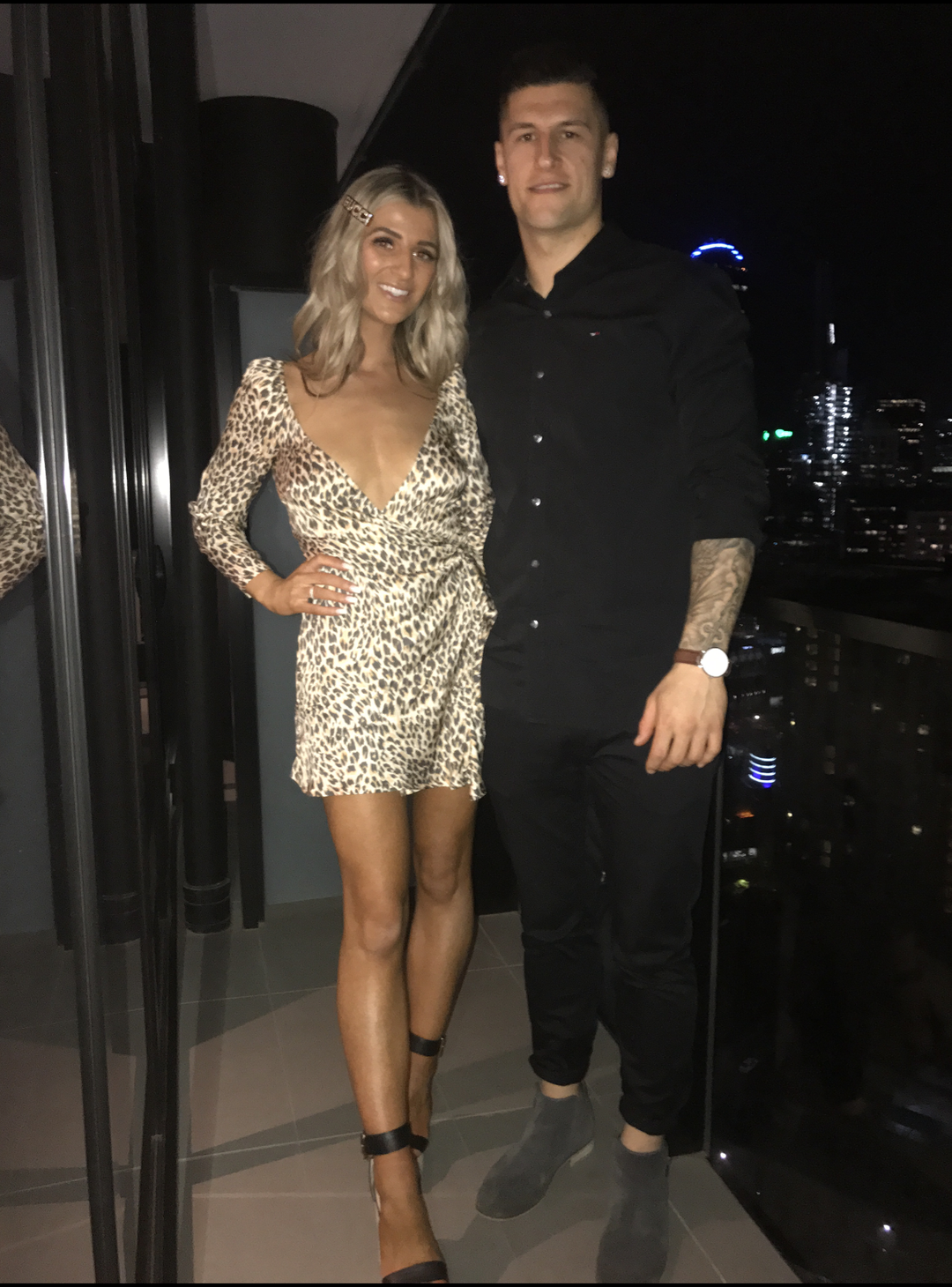 Majorelle Melrose Mini Wrap Dress Size 6 for rent on The Volte - main image