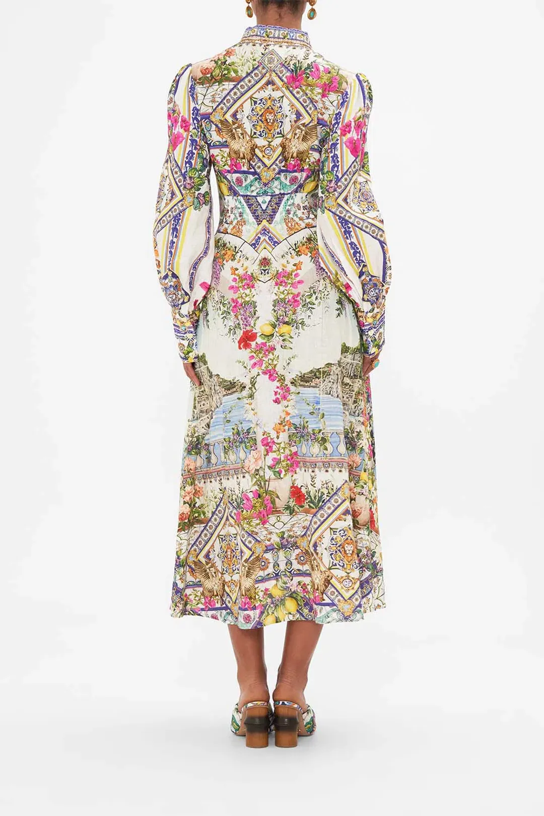 Waist tie shirt dress Almalfi Amores for rent on The Volte - main image