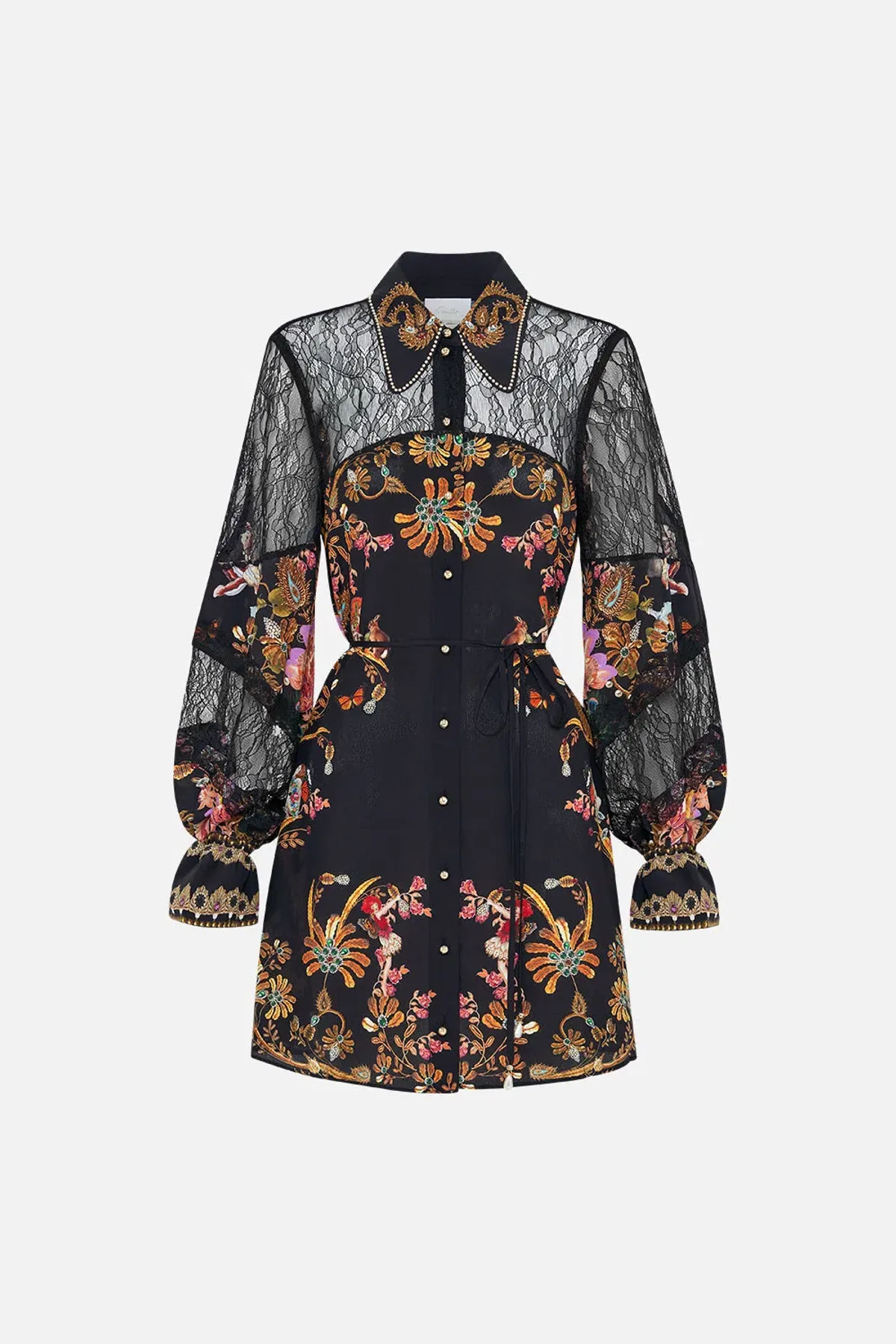 To Catch A Spider Shift Shirt Dress - Image 4