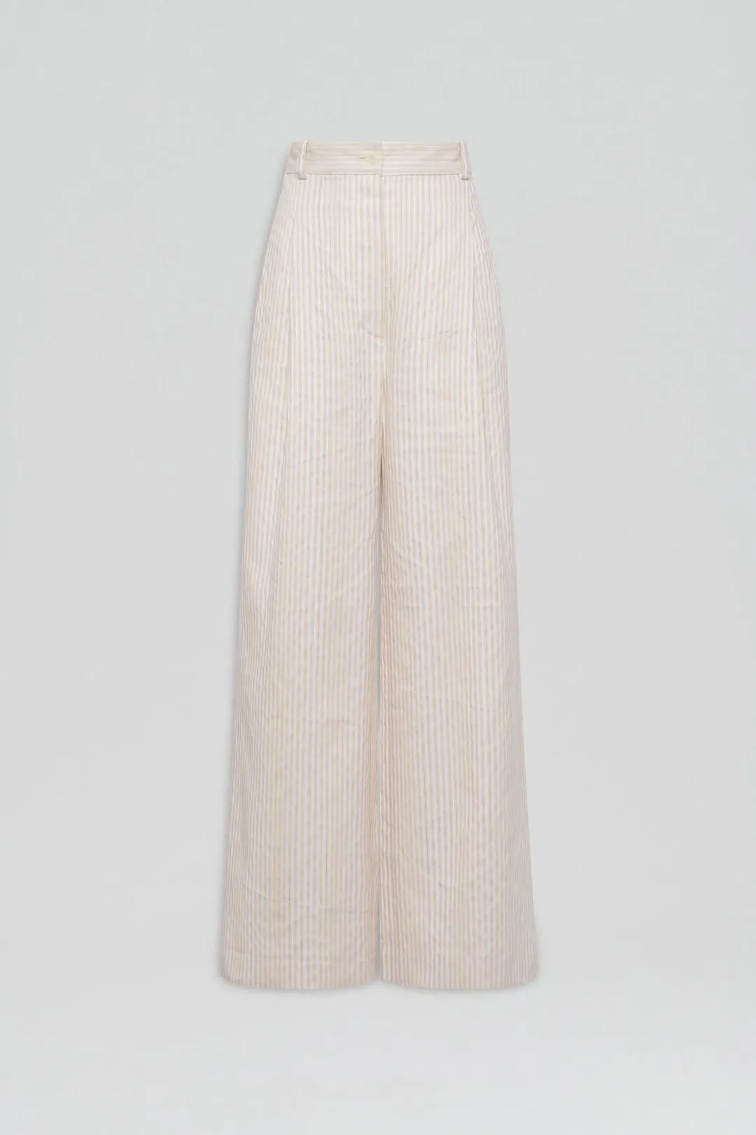 Striped Cotton Trouser Cream for rent on The Volte - main image