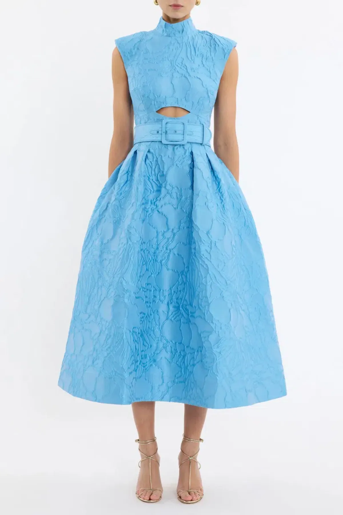 Rebecca Vallance Aegir Midi Dress; size 12 - Image 2