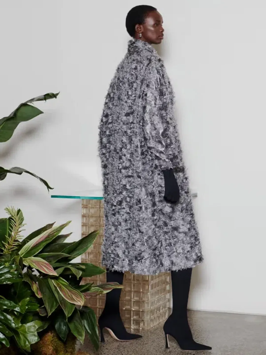 Tinsel Fringe Coat for rent on The Volte - main image