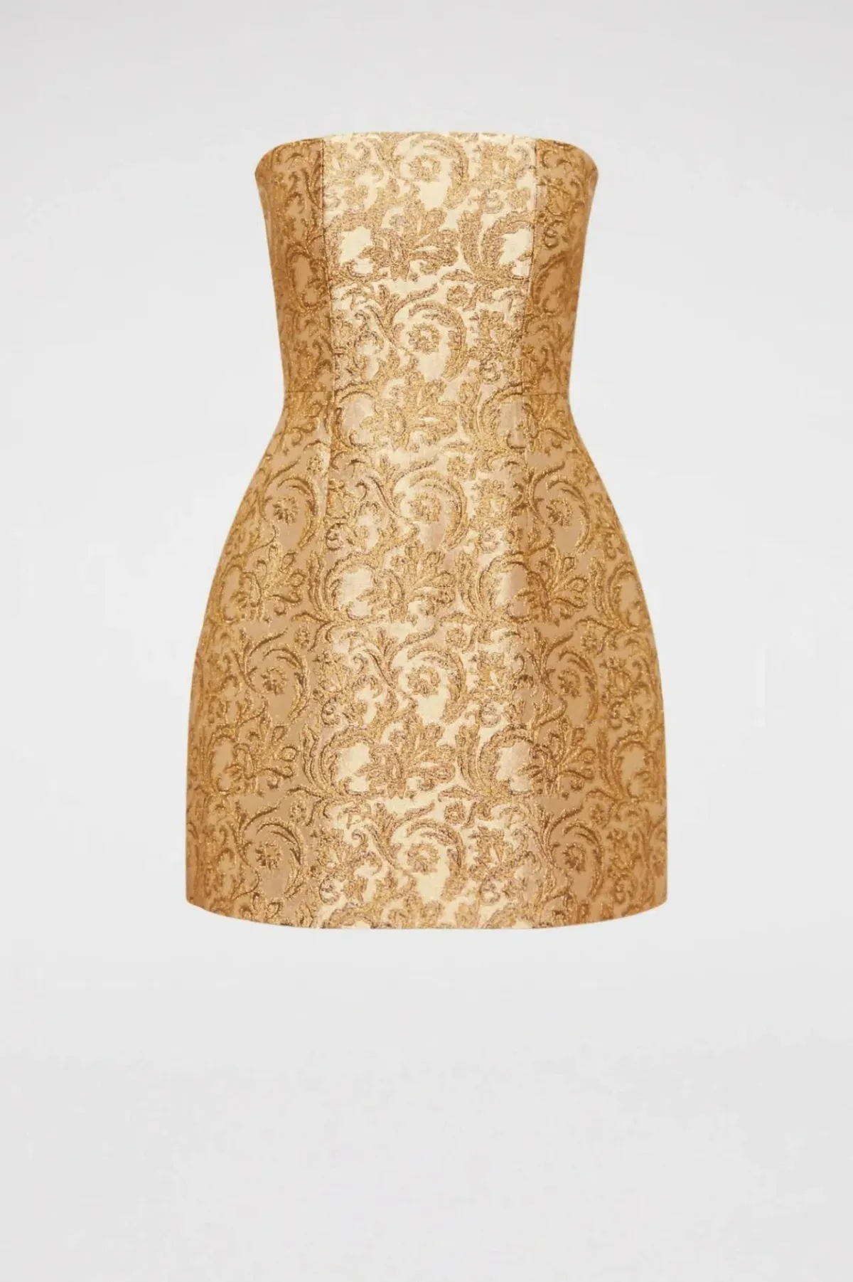 Brocade Dress Gold - Image 5