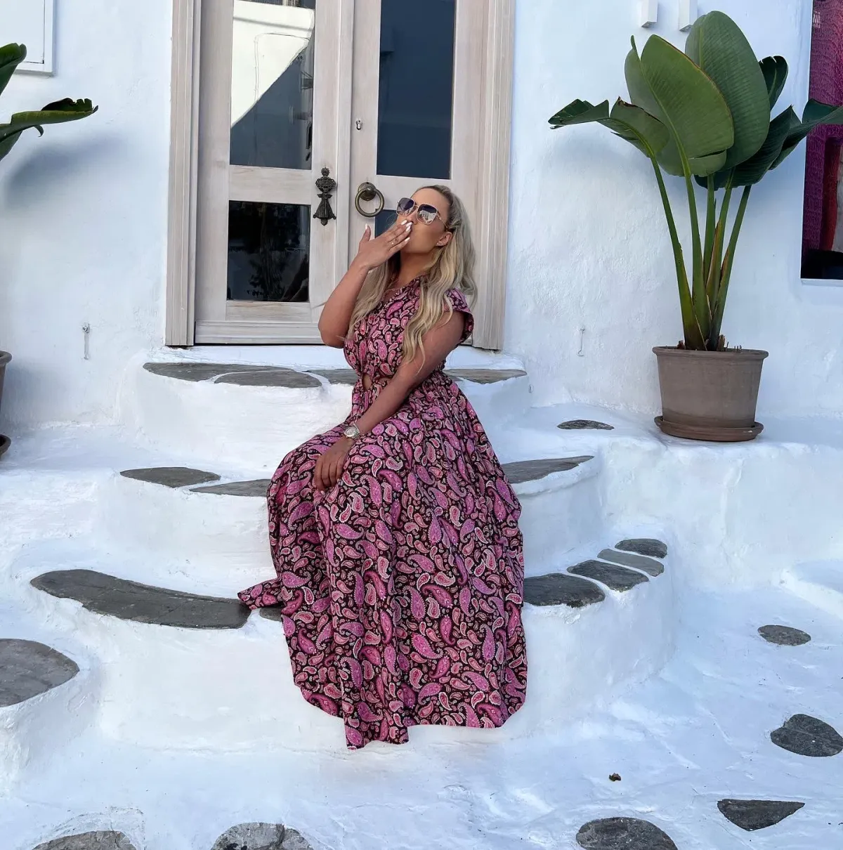 Paisley Ring Dress - Image 7