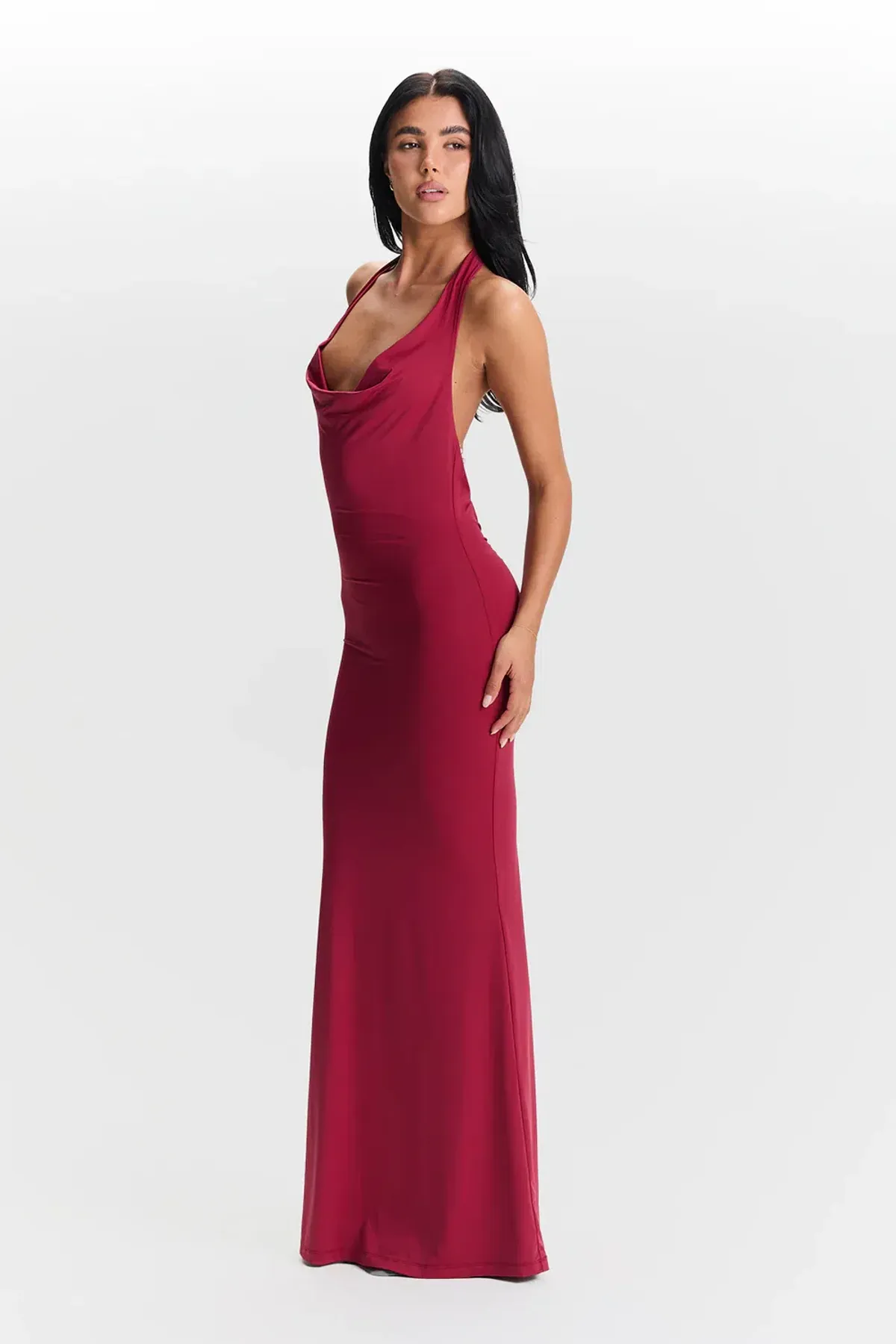 Harper Dress Cherry Red - Image 1