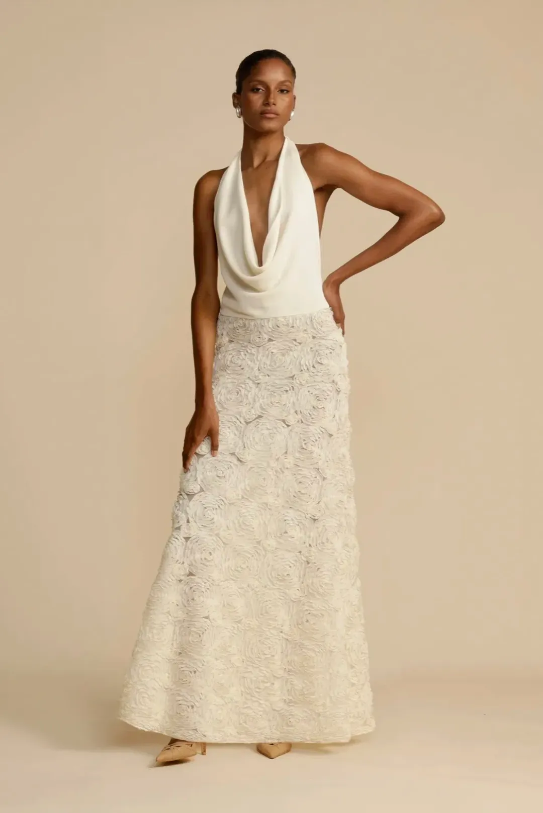 Arcina Ori Adriana Dress Ivory 8 for rent on The Volte - main image