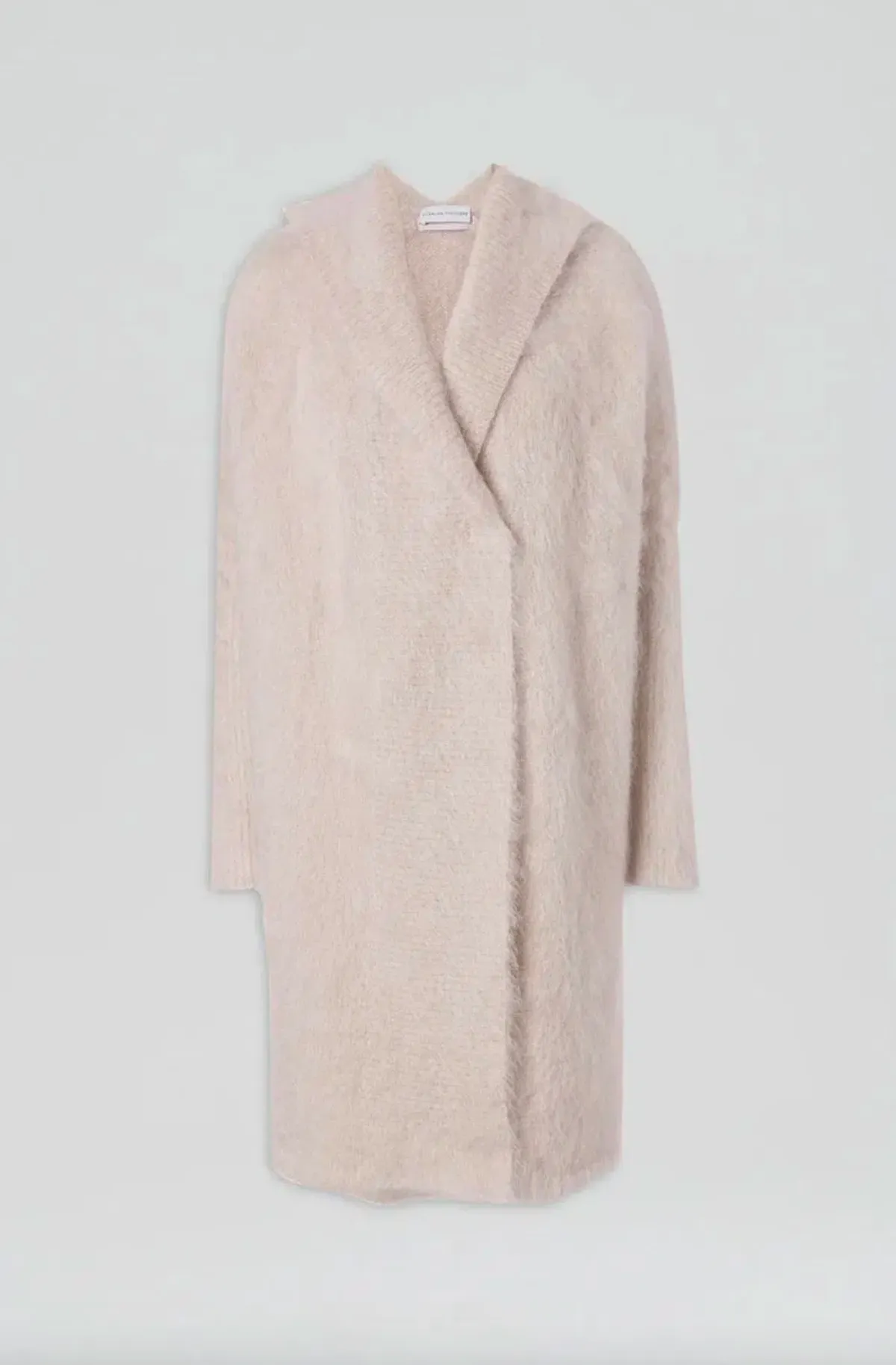Brushed Mohair Cardigan Mink - Image 1