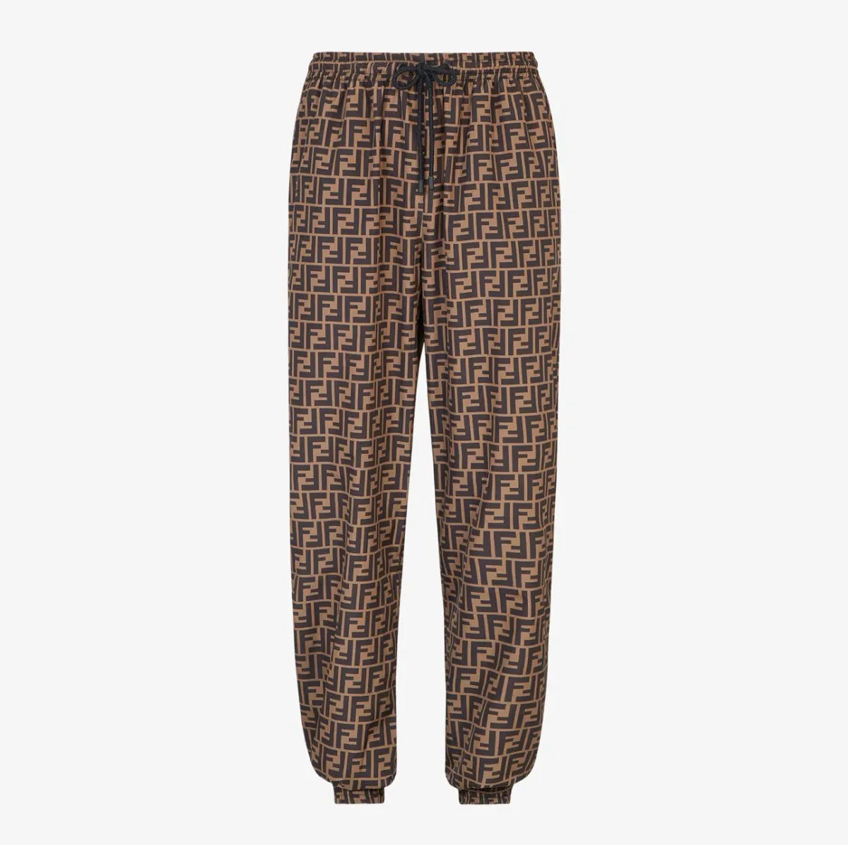 Brown Nylon Trousers - Image 3