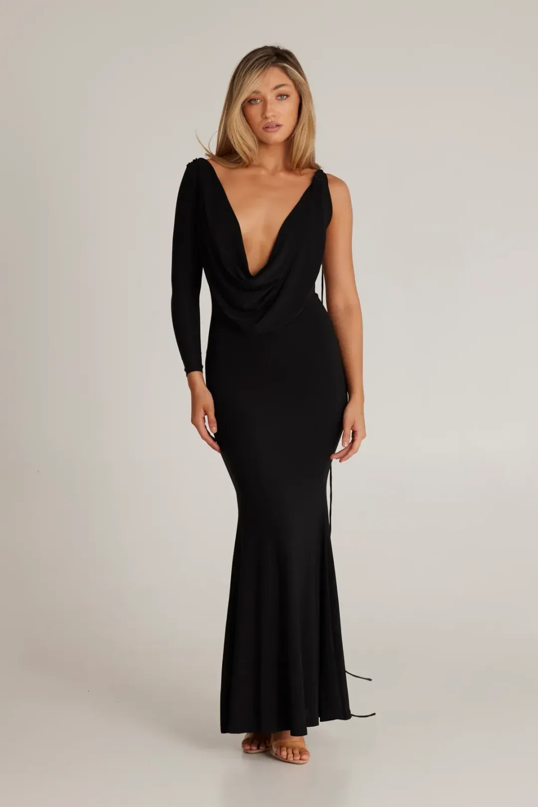 Emilia Black Dress for rent on The Volte - main image