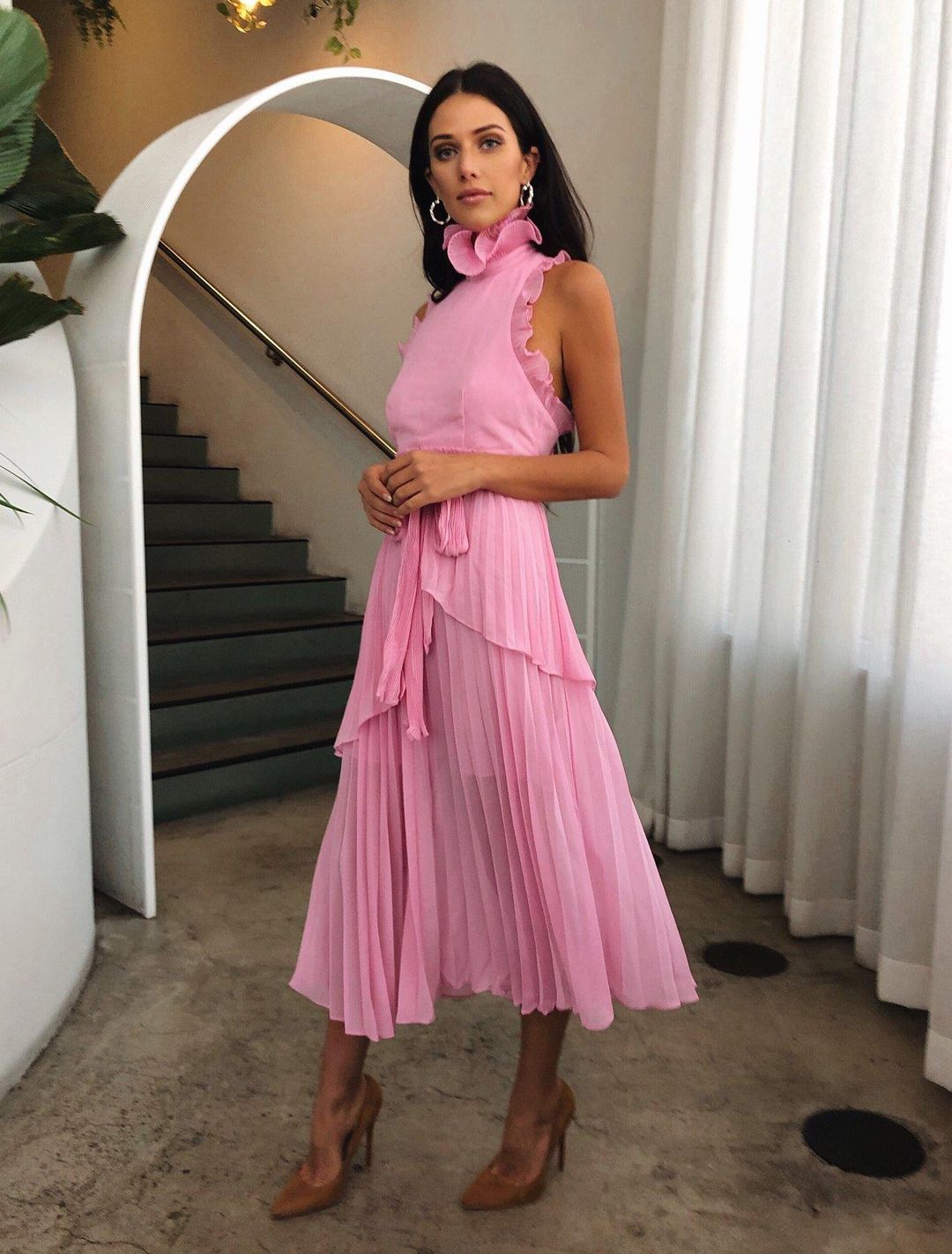 Talulah Jodi dress pink size M for rent on The Volte - main image