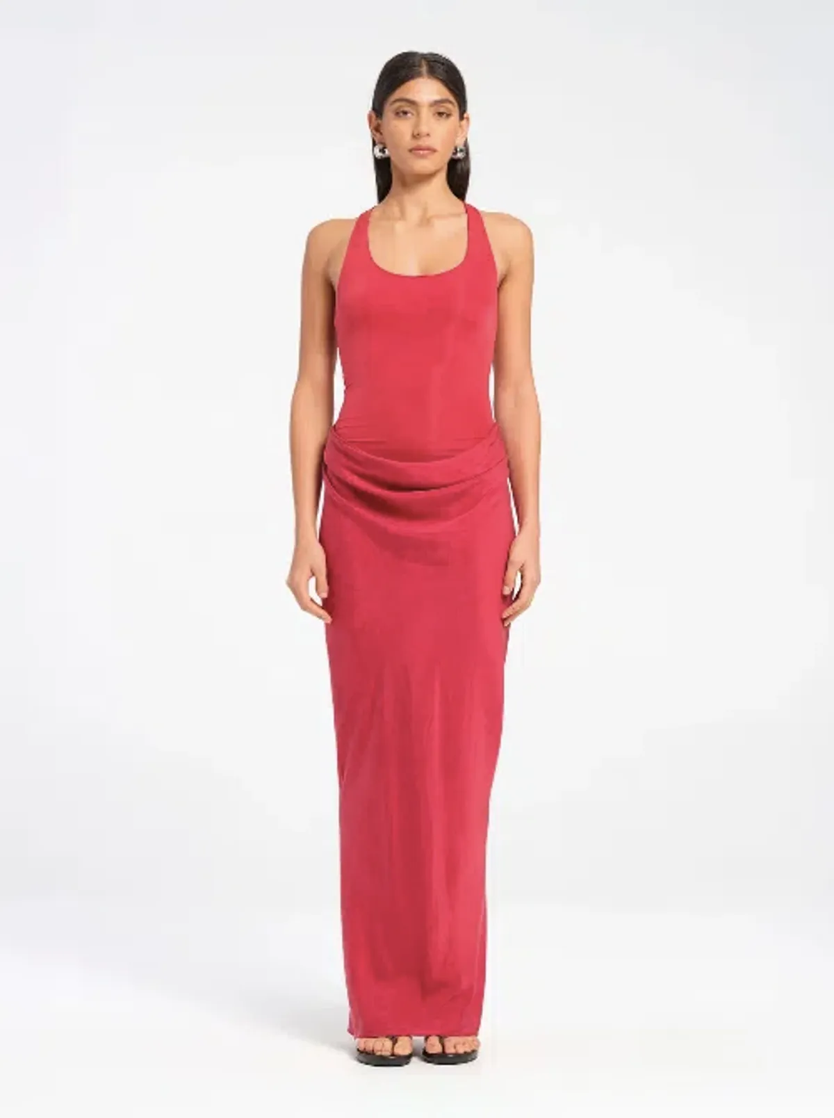 Benni Jade Maxi Dress in Scarlet Size 8 - Image 2