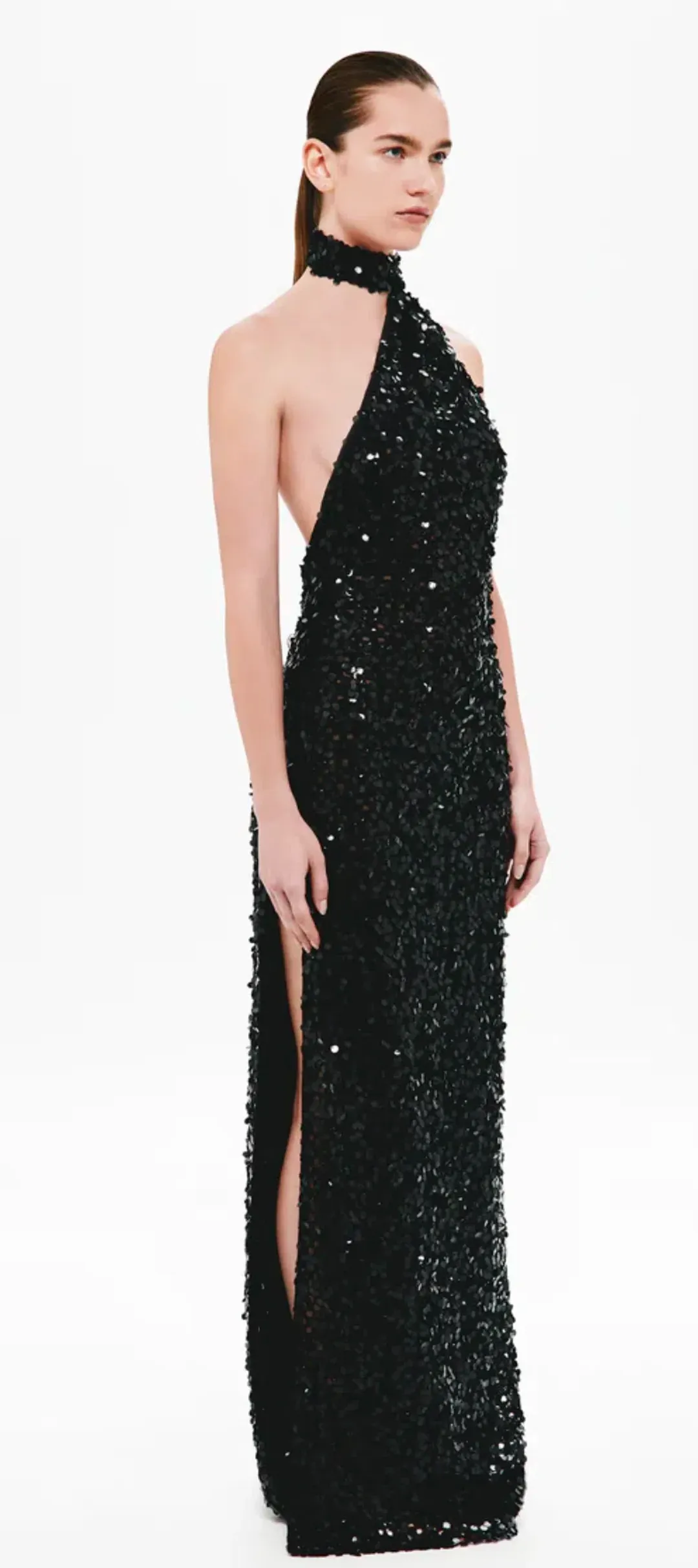 THE NICOLETTE CROCHET SEQUIN DRESS for rent on The Volte - main image