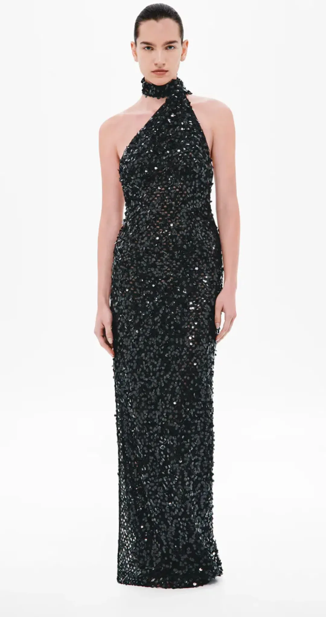 THE NICOLETTE CROCHET SEQUIN DRESS for rent on The Volte - main image