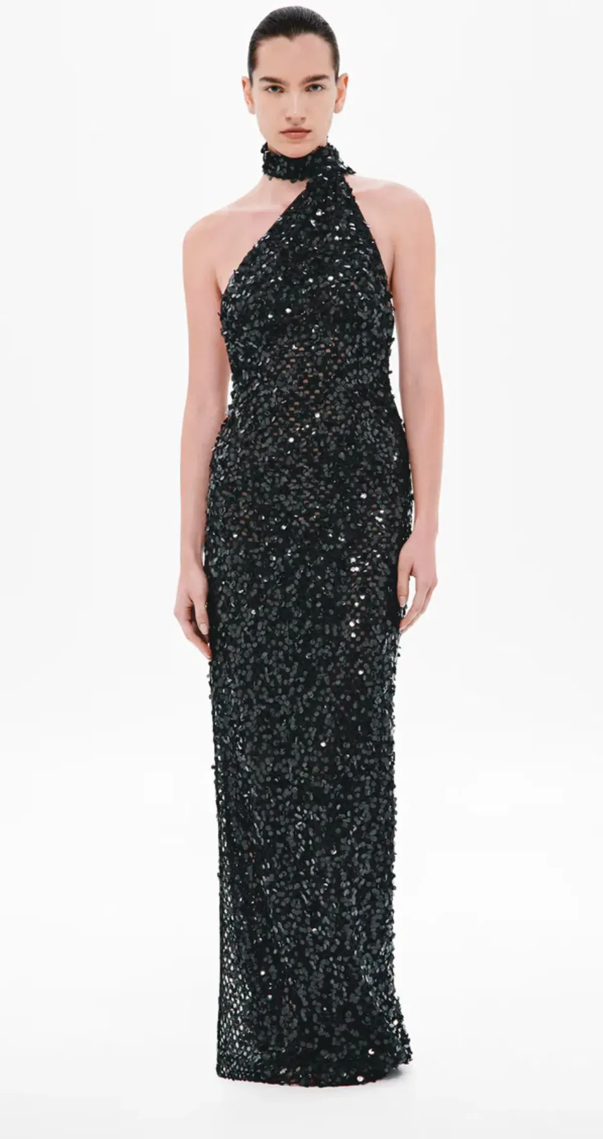 THE NICOLETTE CROCHET SEQUIN DRESS - Image 1