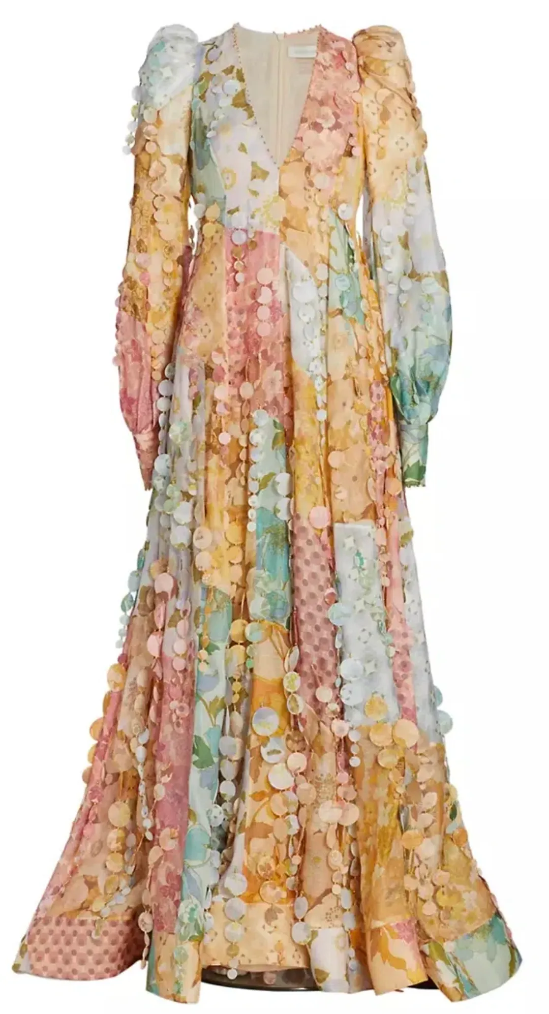 Zimmermann Tempo Patch Rainbow Gown size 6  for rent on The Volte - main image