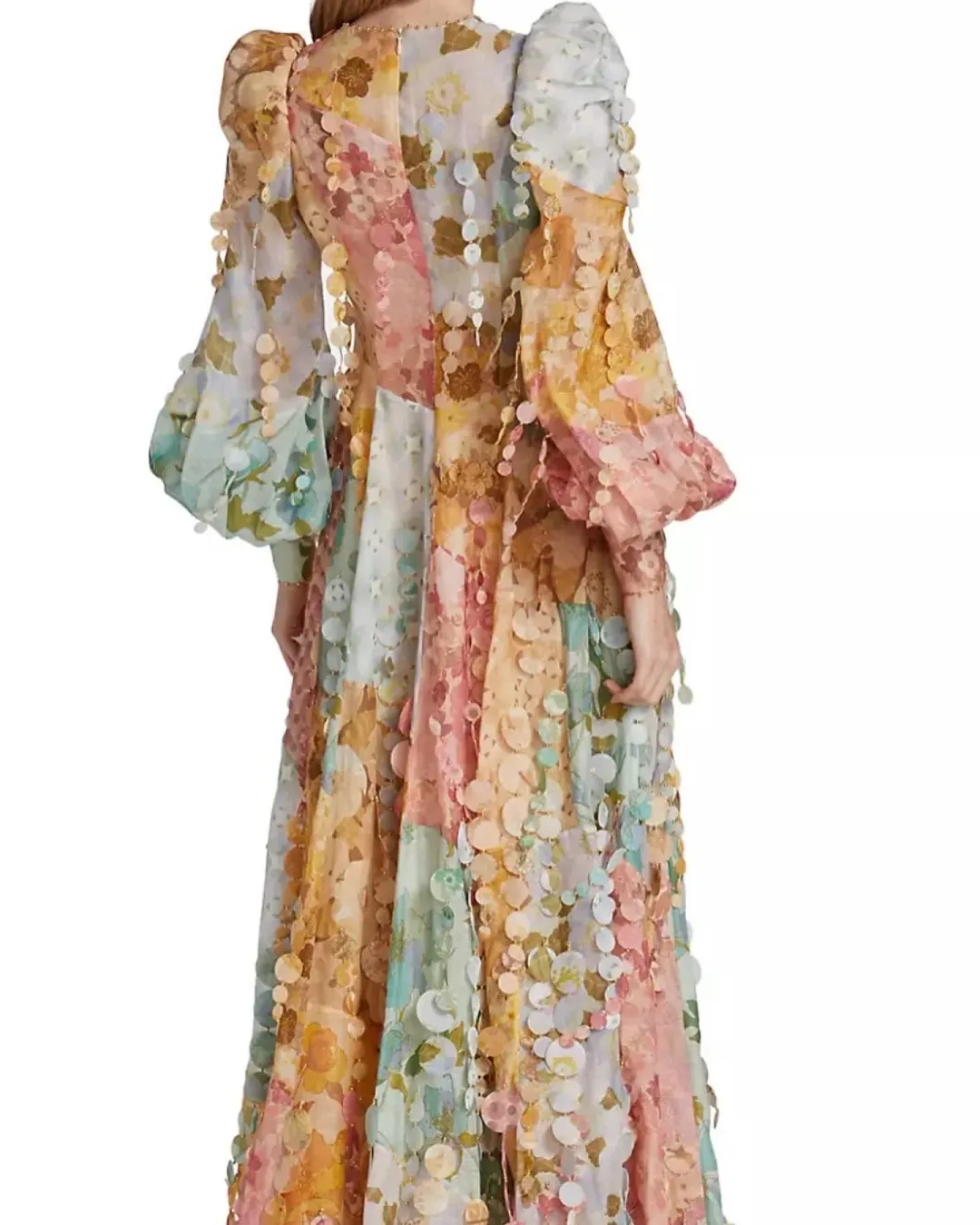 Zimmermann Tempo Patch Rainbow Gown size 6  for rent on The Volte - main image