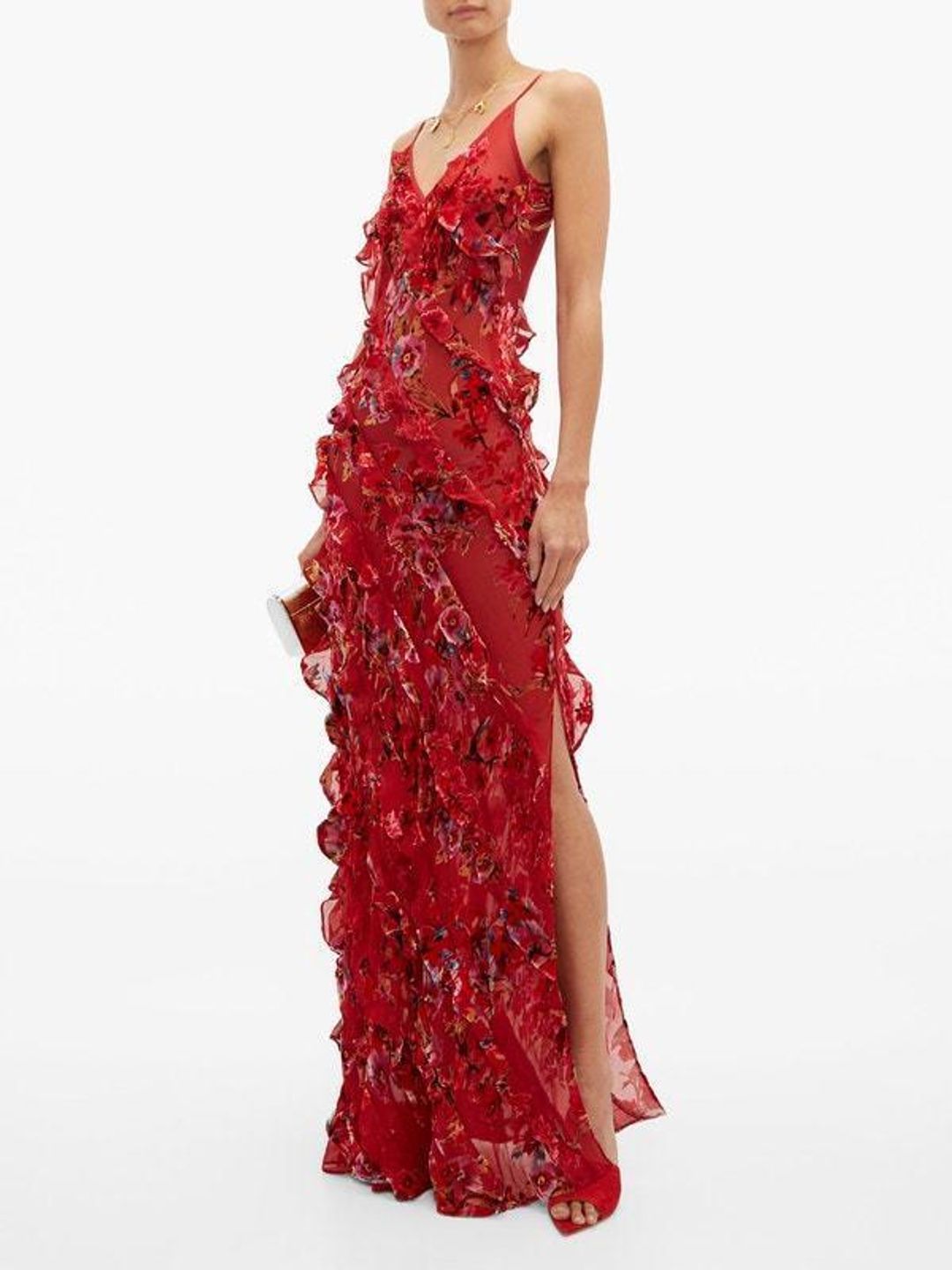 Rat & Boa Maribou Dress Red Size 12 for rent on The Volte - main image