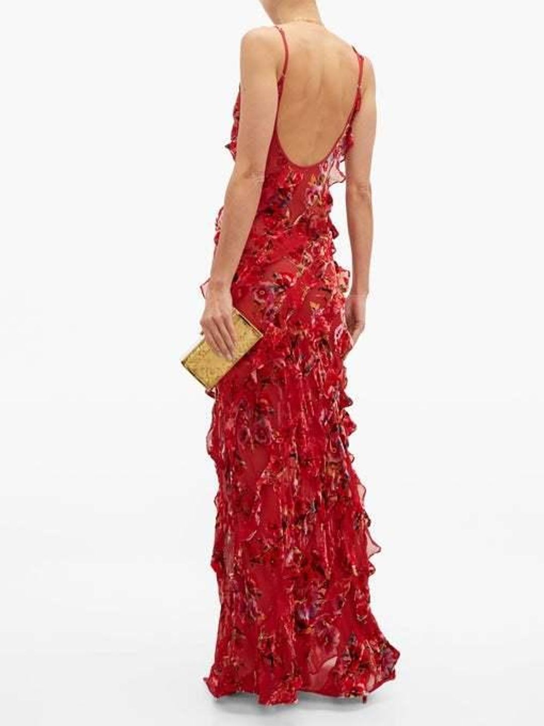 Rat & Boa Maribou Dress Red Size 12 for rent on The Volte - main image