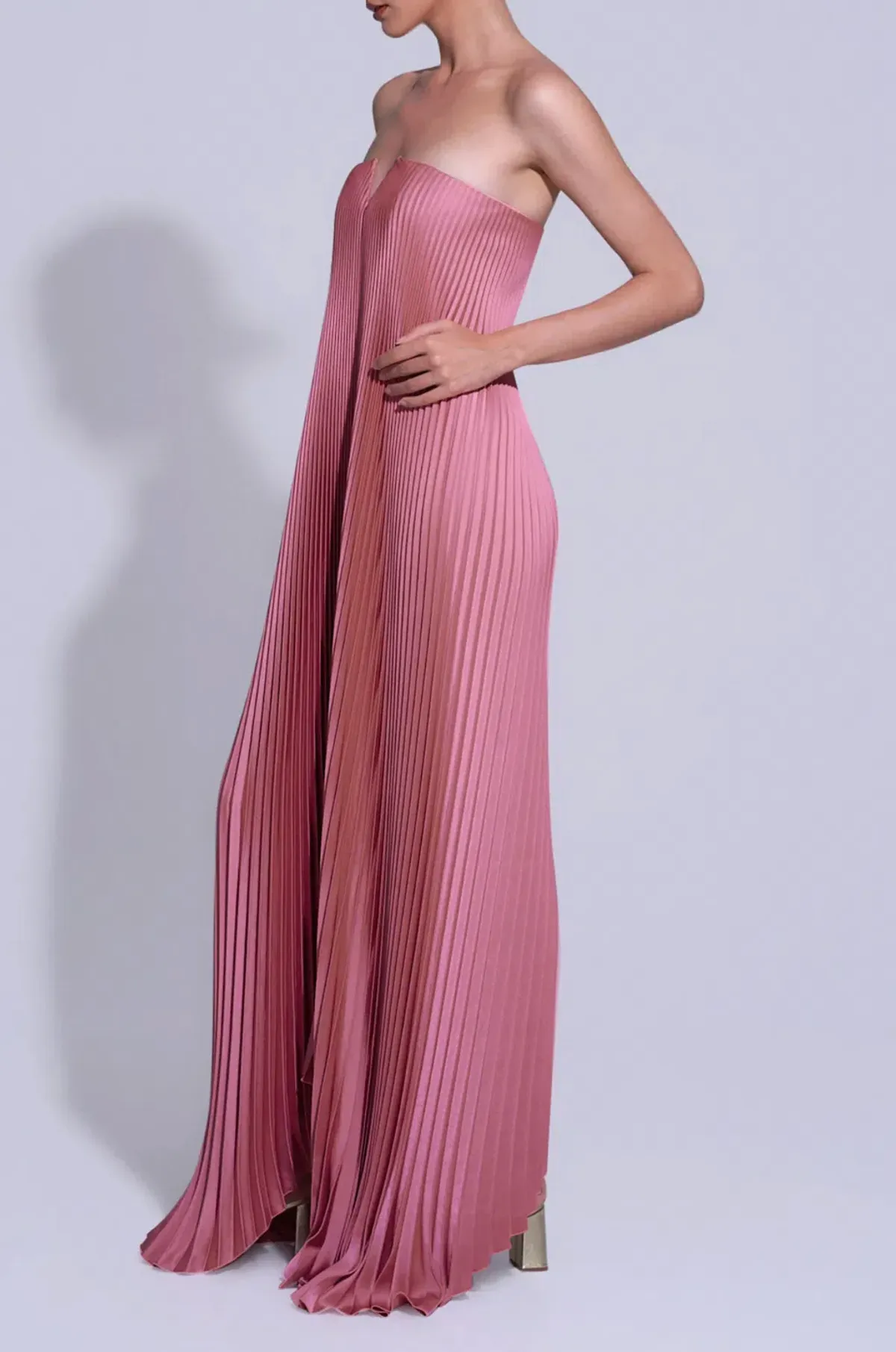 L'Idée black Tie Gown Dusty Rose Size S / AU 8 - Image 3
