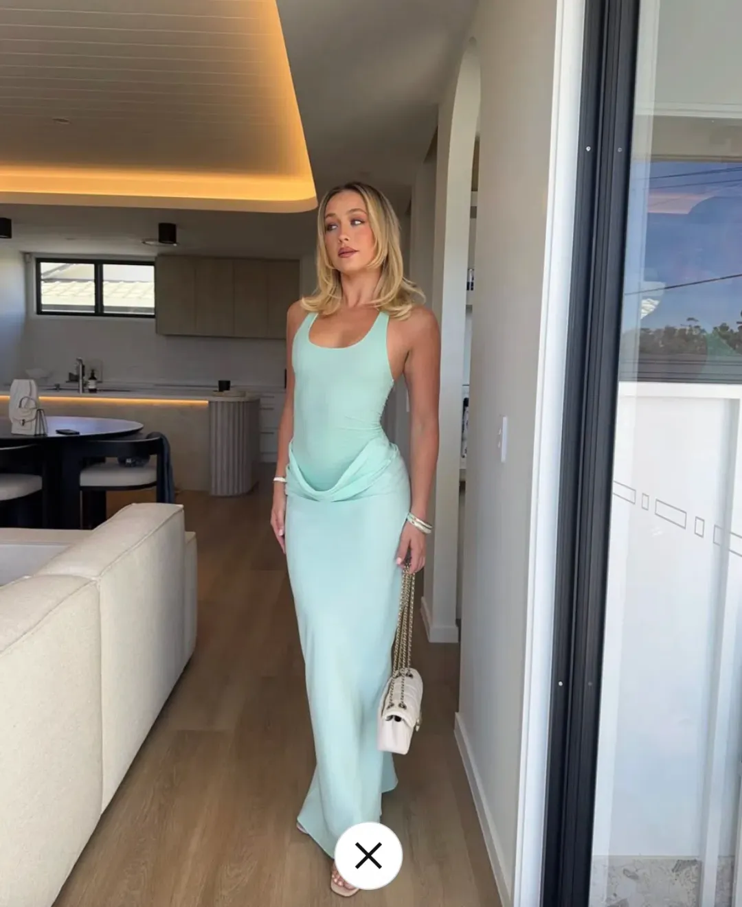 Benni Jade Maxi Dress size 6 for rent on The Volte - main image