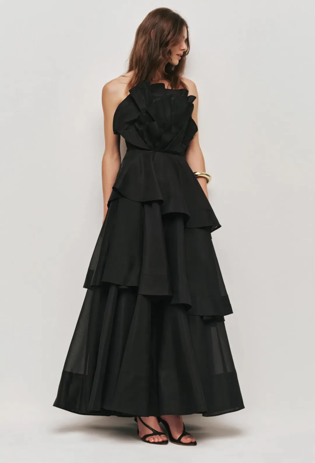 Aje Selestia Gown Black size 16 for rent on The Volte - main image