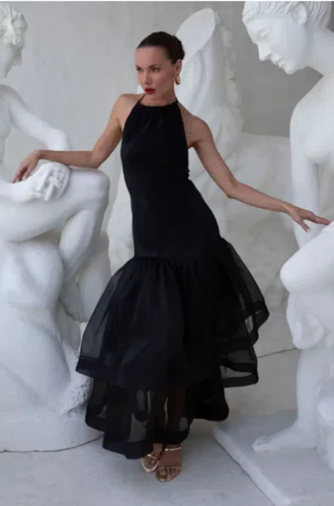 L'IDEE Carrie Dress - Noir (Black) for rent on The Volte - main image