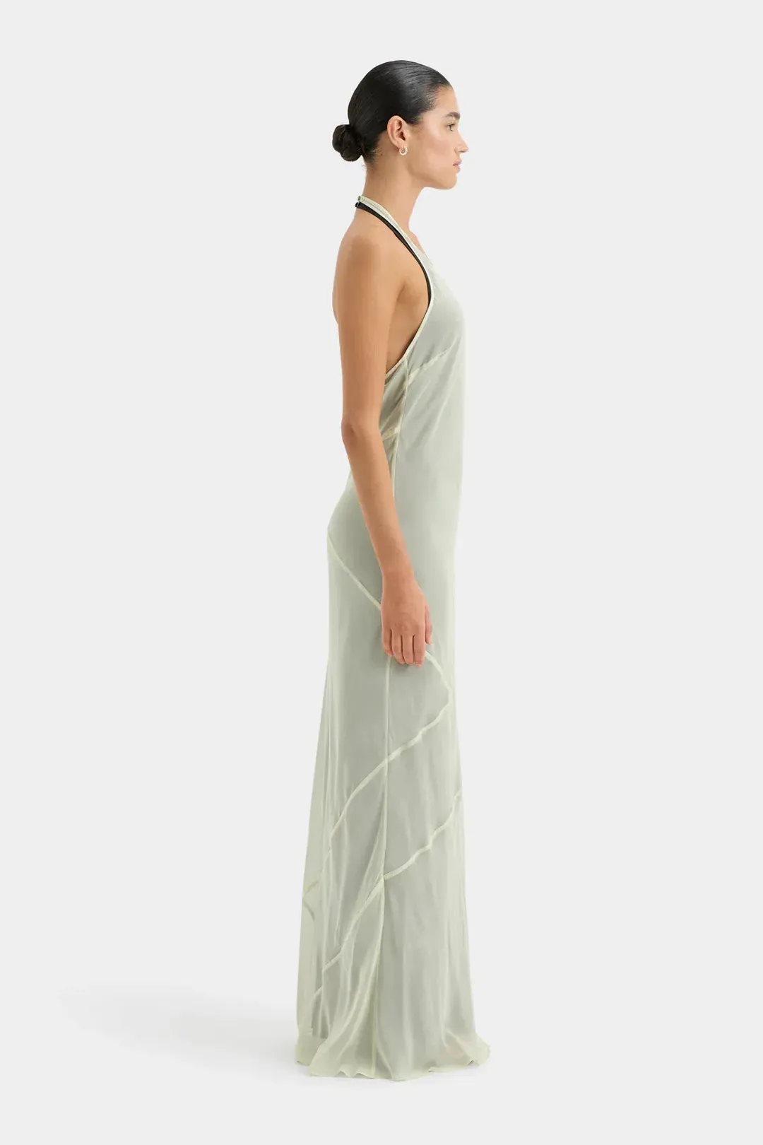 Sir the Label Strobe Halter Dress for rent on The Volte - main image