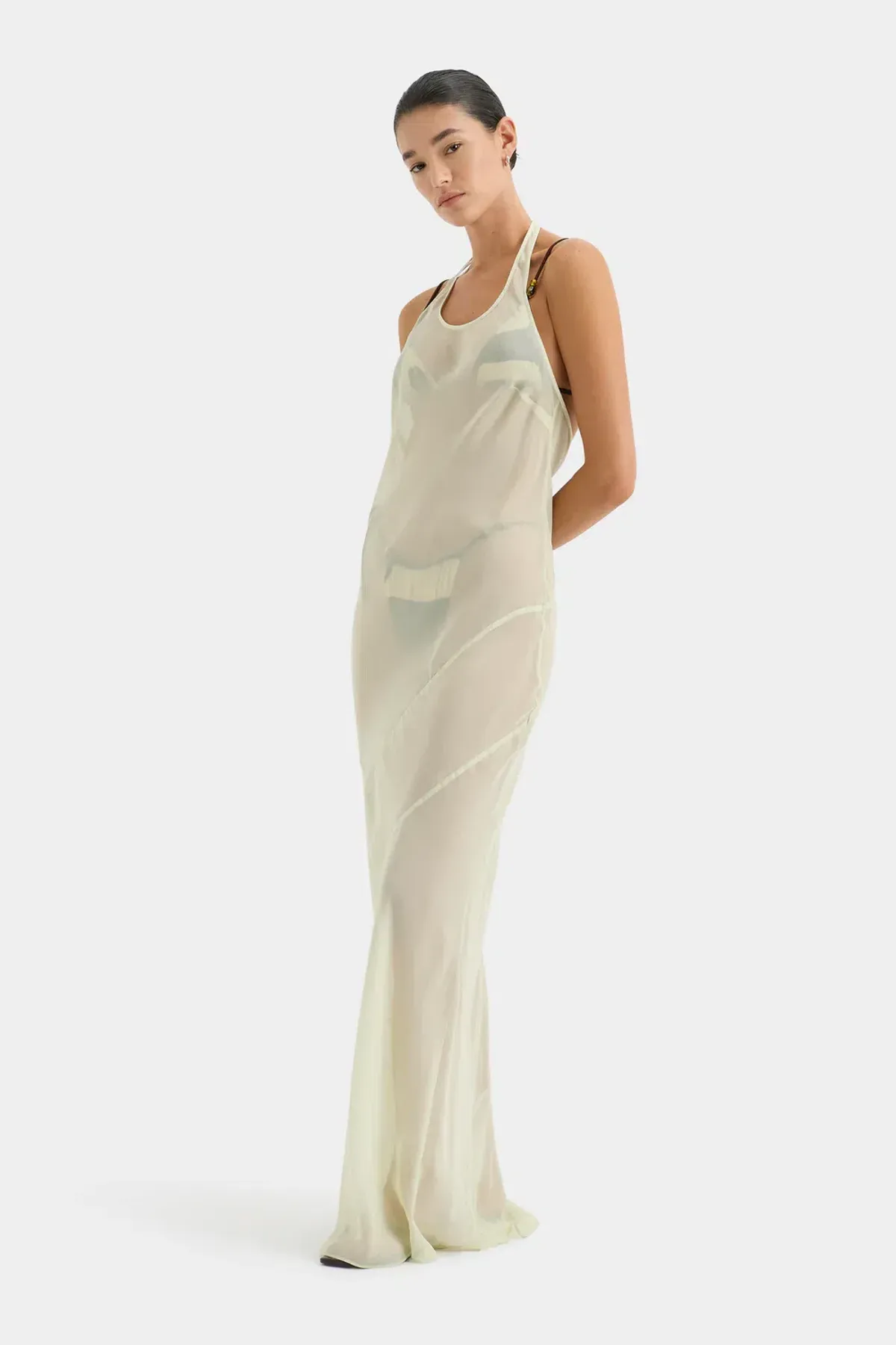 Sir the Label Strobe Halter Dress - Image 7