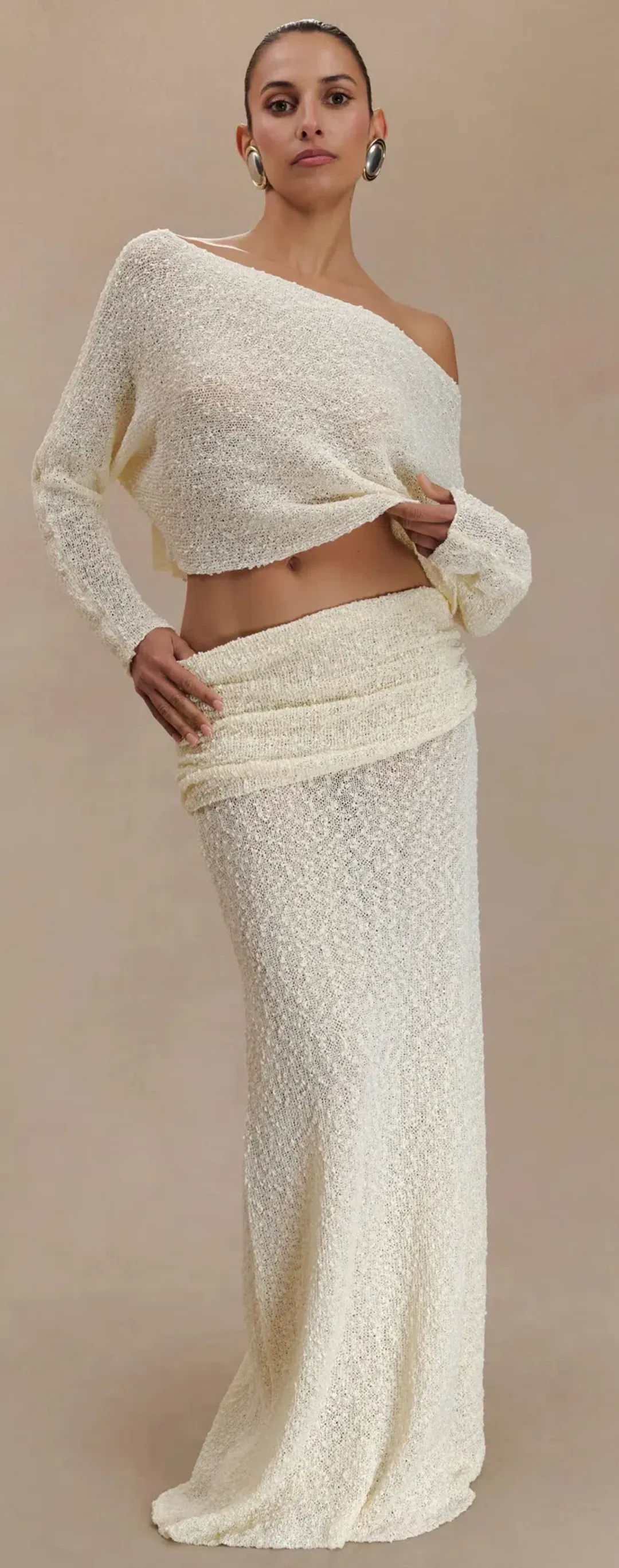 Meshki Petra Boucle set for rent on The Volte - main image