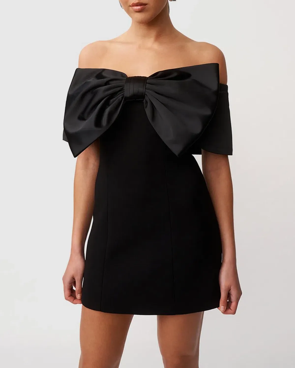 By Johnny Molly Bow Mini Dress - Image 1