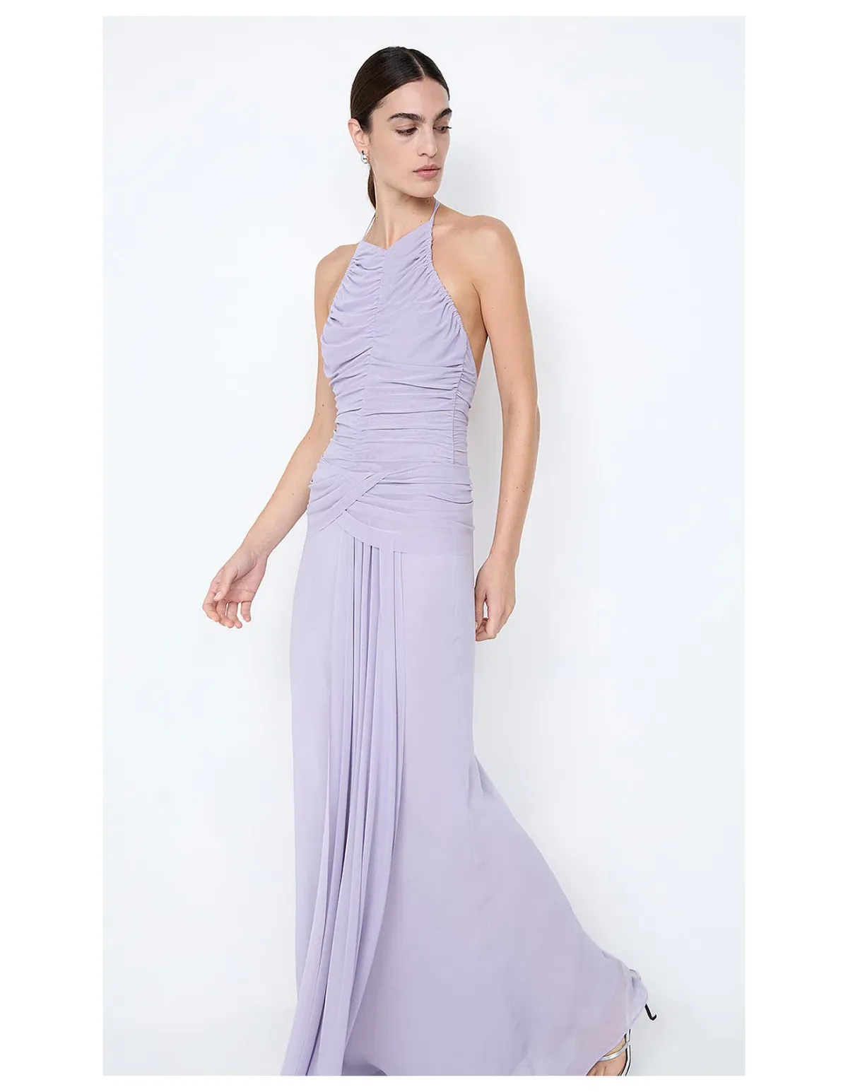 Bec & Bridge Delilah Halter Maxi Dress Wisteria Purple Size 8 - Image 3