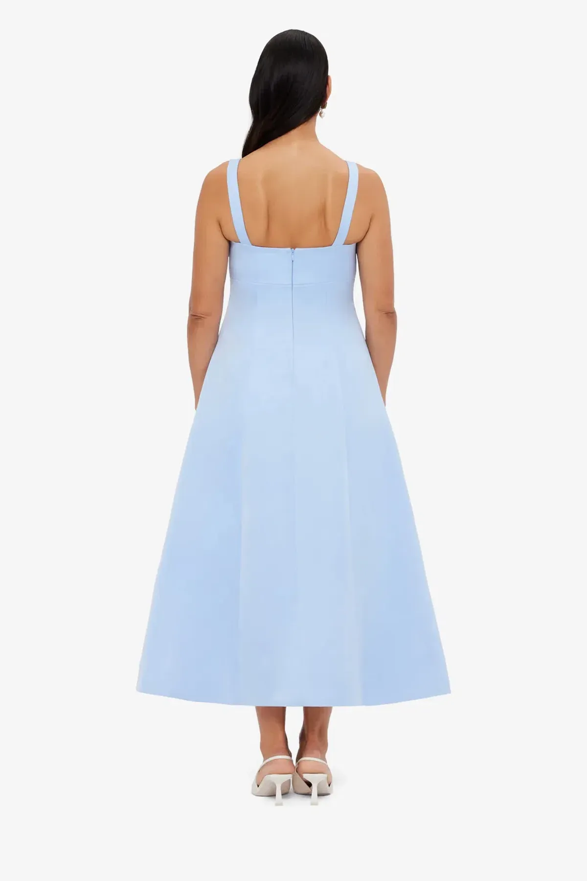 Leo Lin Odette Midi Dress; Sky blue; size 10 - Image 5