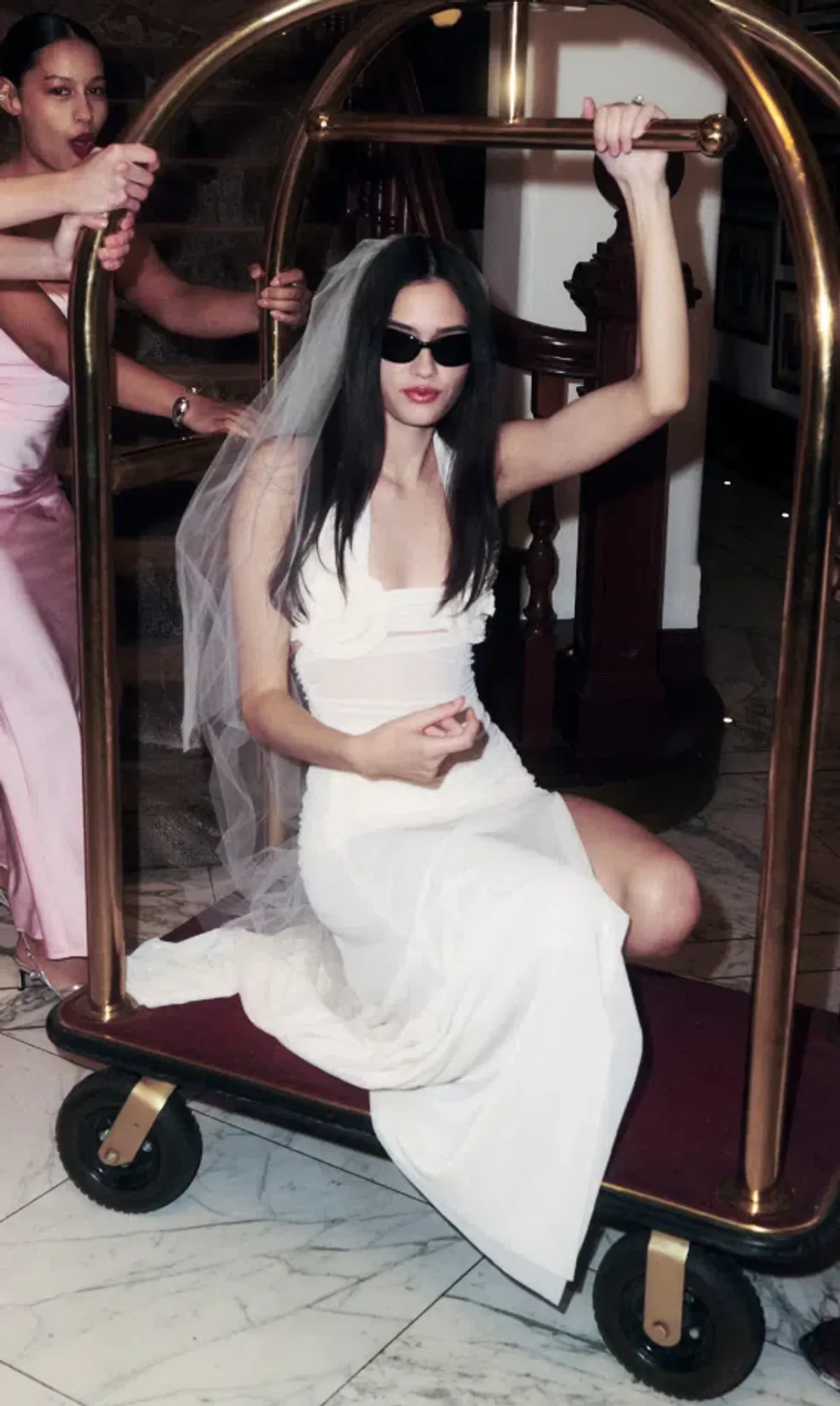 Bec & Bridge VIOLA SPIRAL MAXI DRESS BUTTERCREAM Size 10 - Image 1