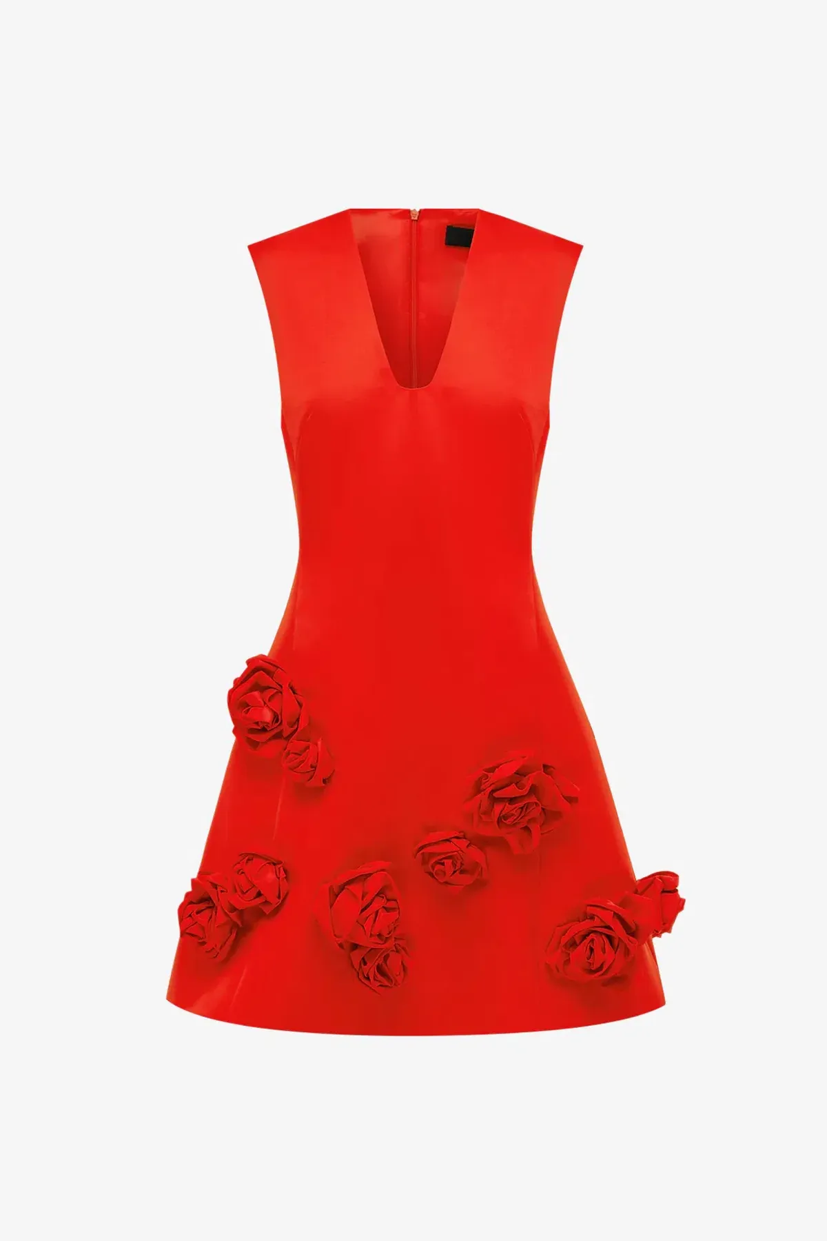 Leo Lin Briana V Neck Mini Dress; size 10 - Image 6