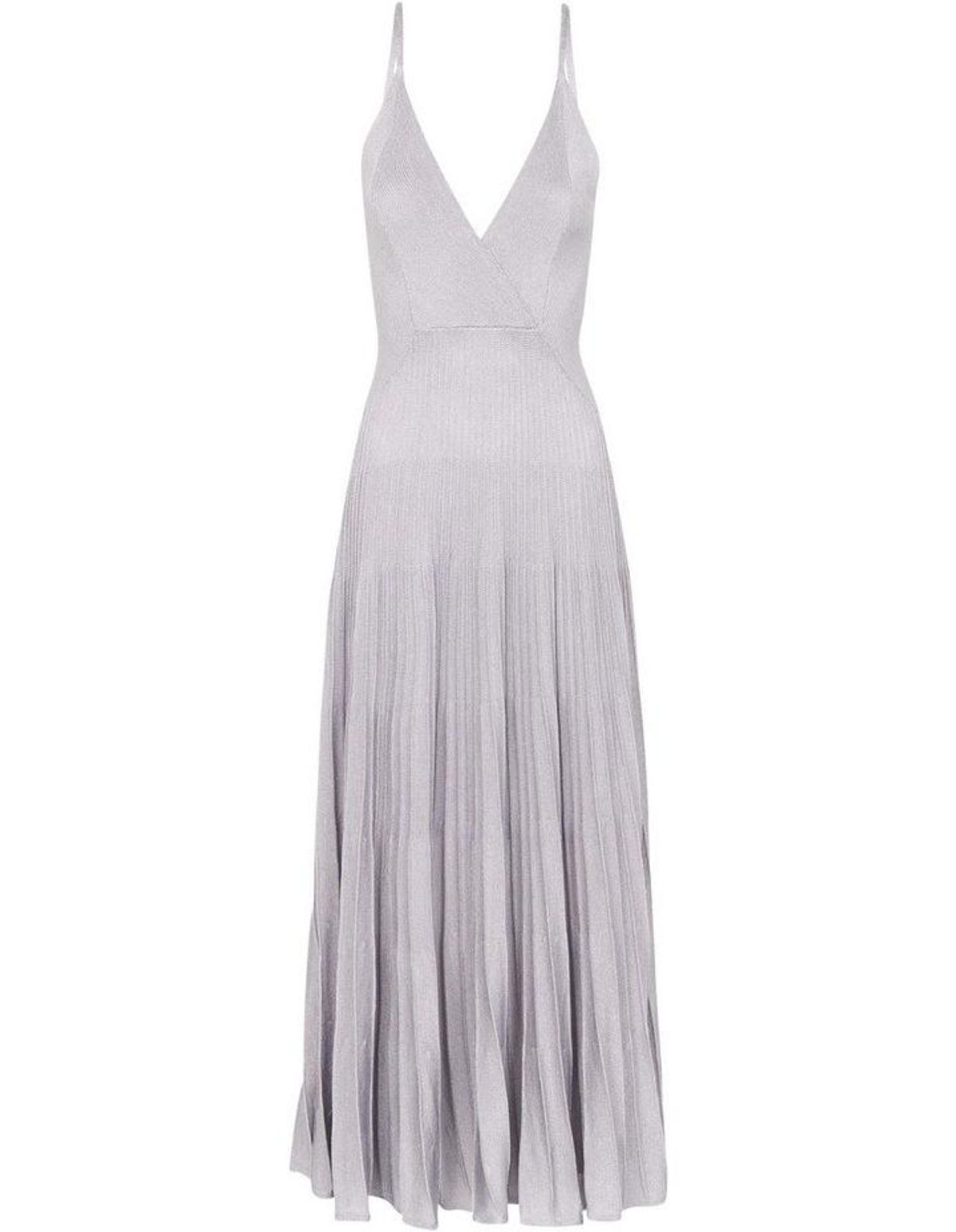 Sass & Bide Almost Famous Knit Dress Metallic Blue/Silver Size 8 - Image 3