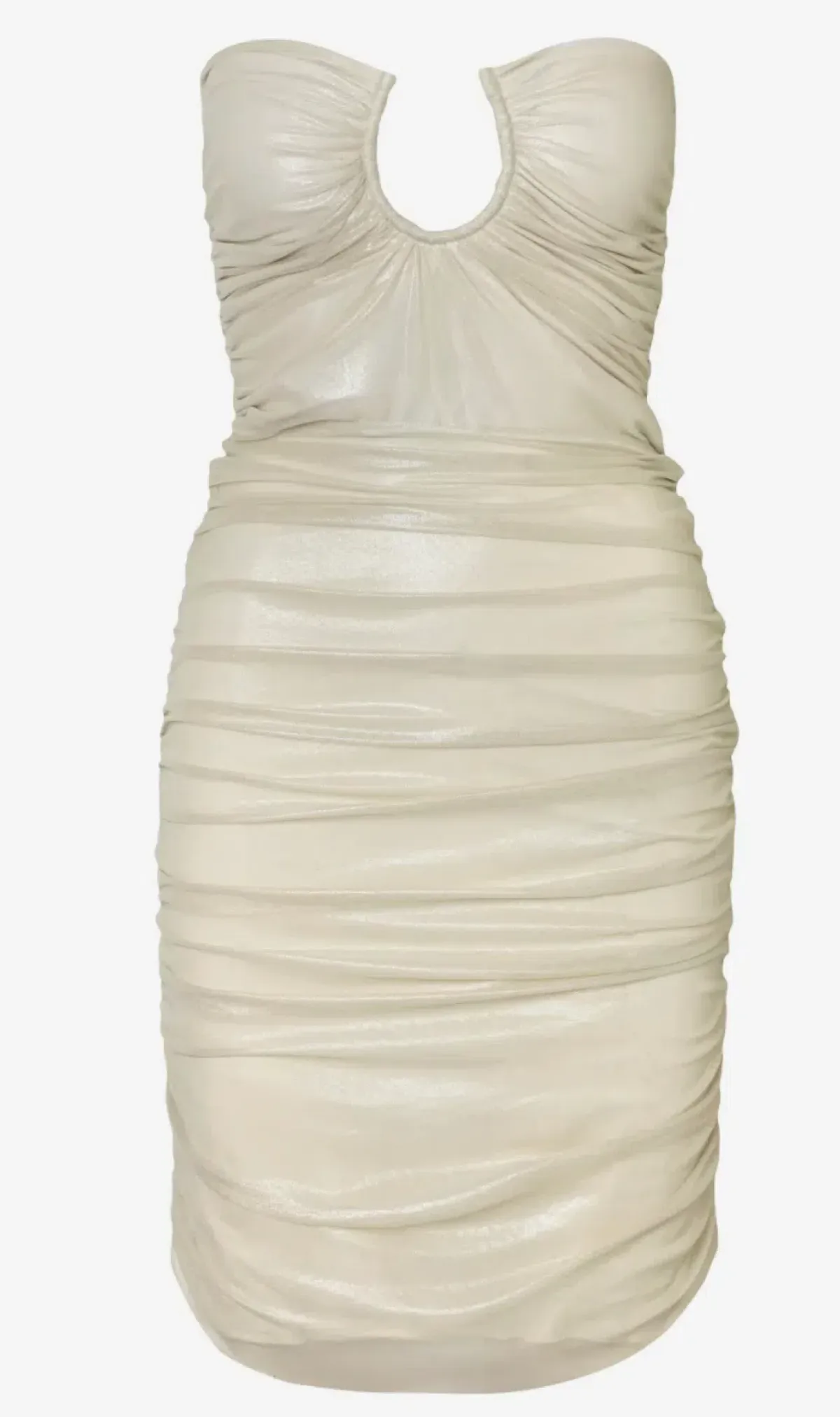 Bao Bab Magalenha mini dress in pearla - Image 2