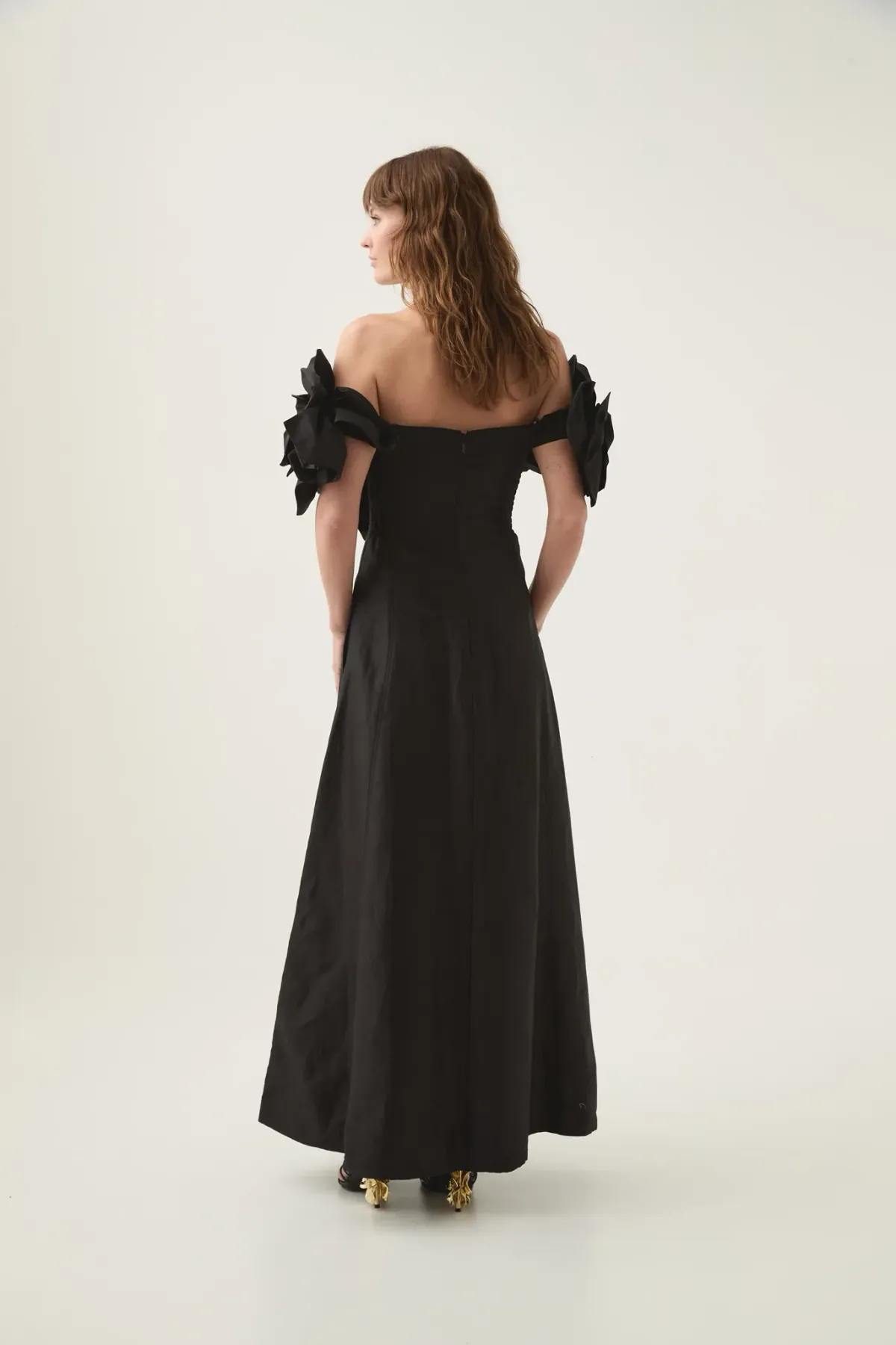 Aje Etta Midi Dress size 12 Black - Image 5