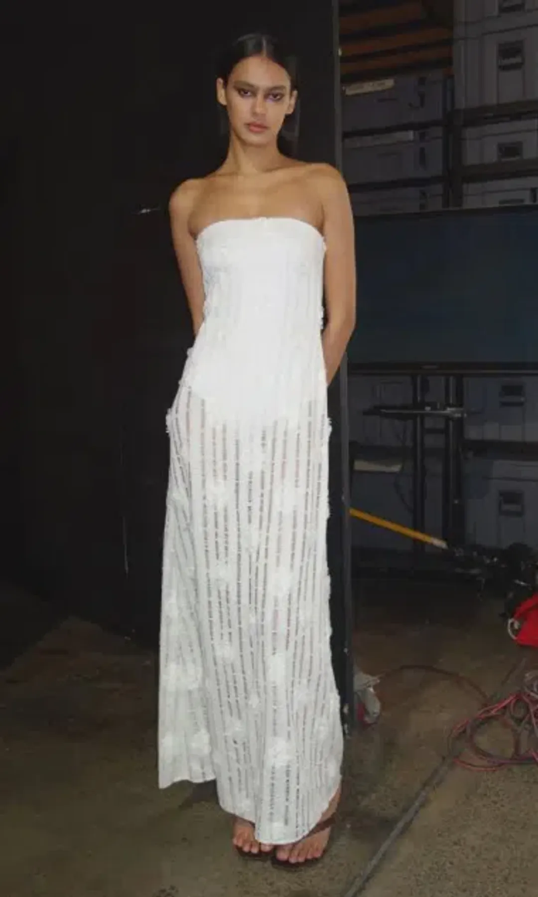 Bec and Bridge Amelie Strapless Maxi Dress Size 6 / XS AU for rent on The Volte - main image