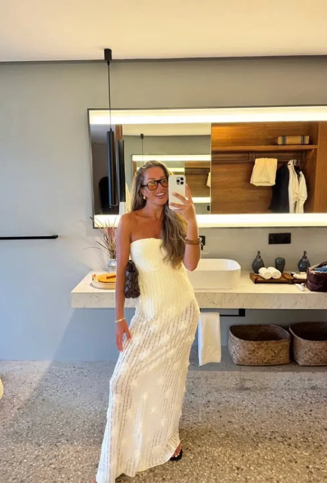 Bec and Bridge Amelie Strapless Maxi Dress Size 6 / XS AU for rent on The Volte - main image