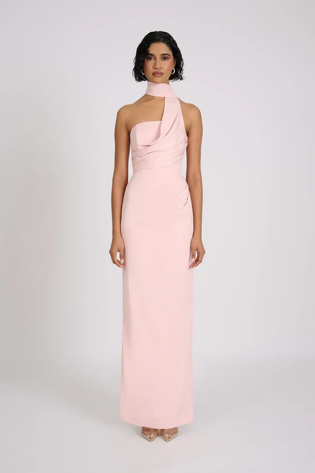 Eliya The Label Kristine Gown Blush size 12 for rent on The Volte - main image