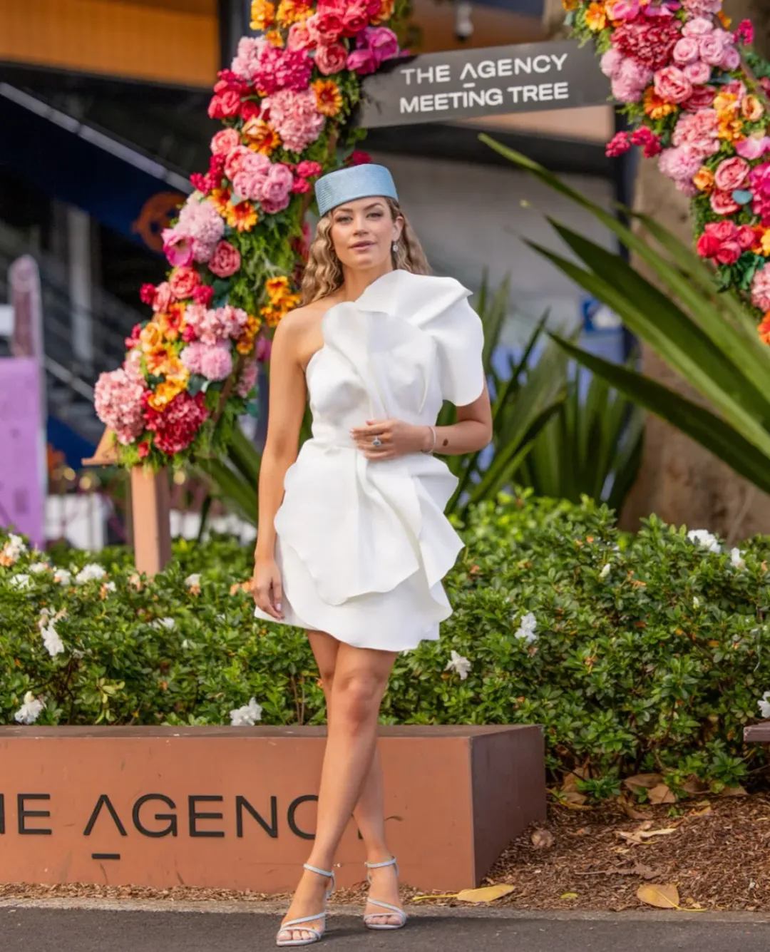 Acler Oake Mini Dress Ivory / White Size 10 for rent on The Volte - main image