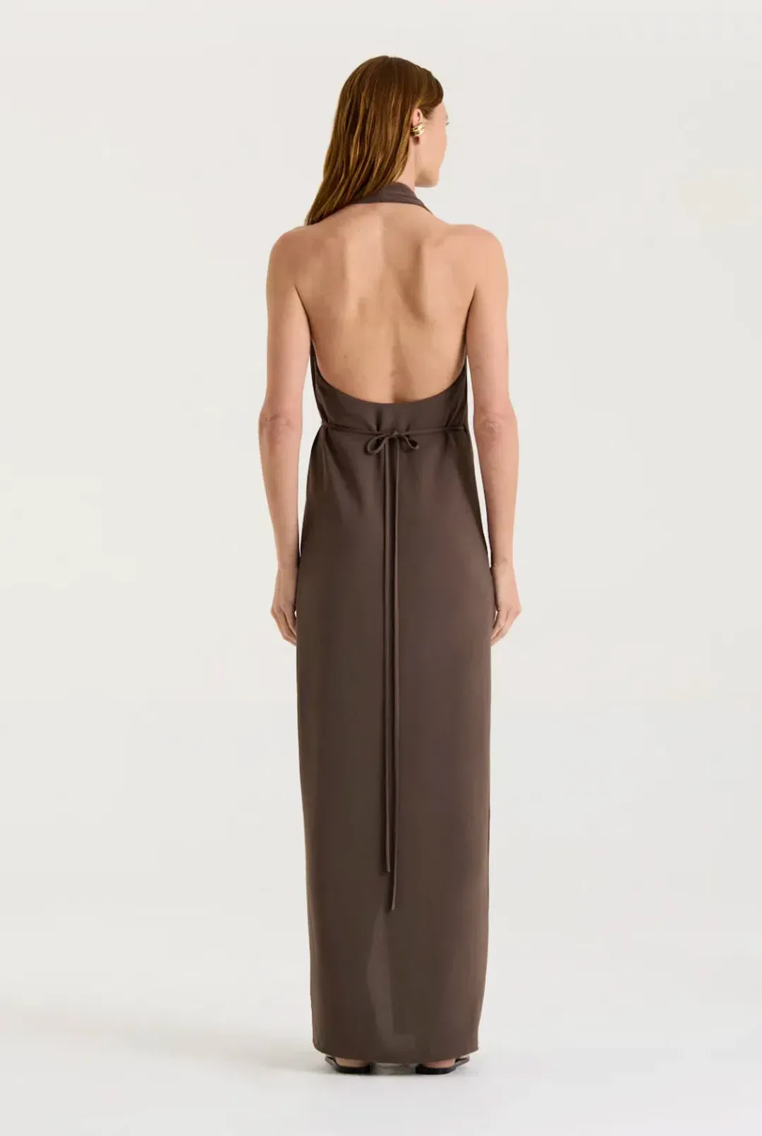 Henne Vida Dress Umber Size 4 for rent on The Volte - main image