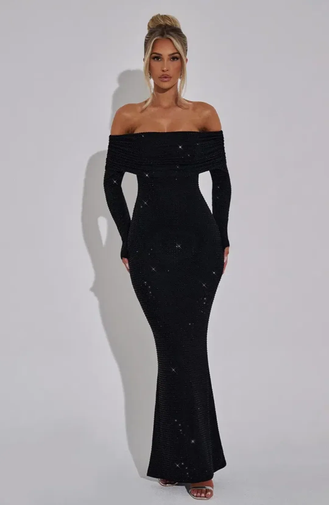 BABYBOO Cyprus Maxi Dress - Black for rent on The Volte - main image
