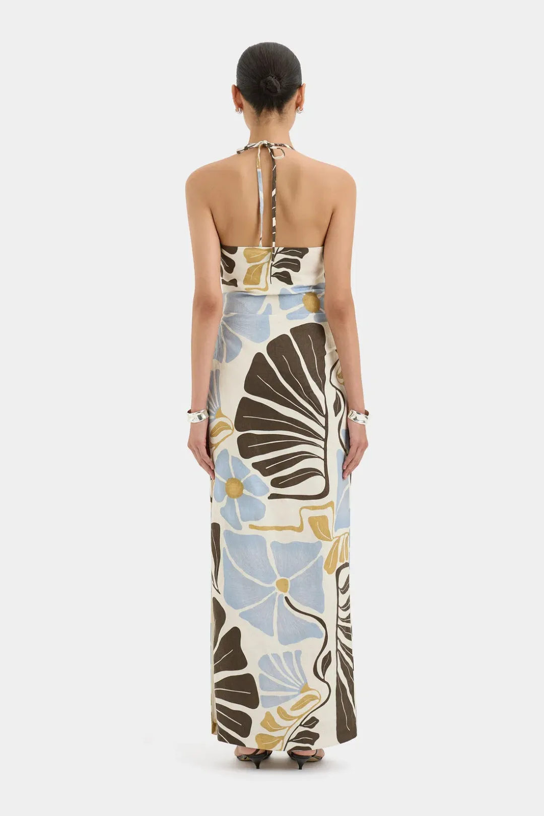 Sir- Lola Pleated Midi Dress- 1 for rent on The Volte - main image