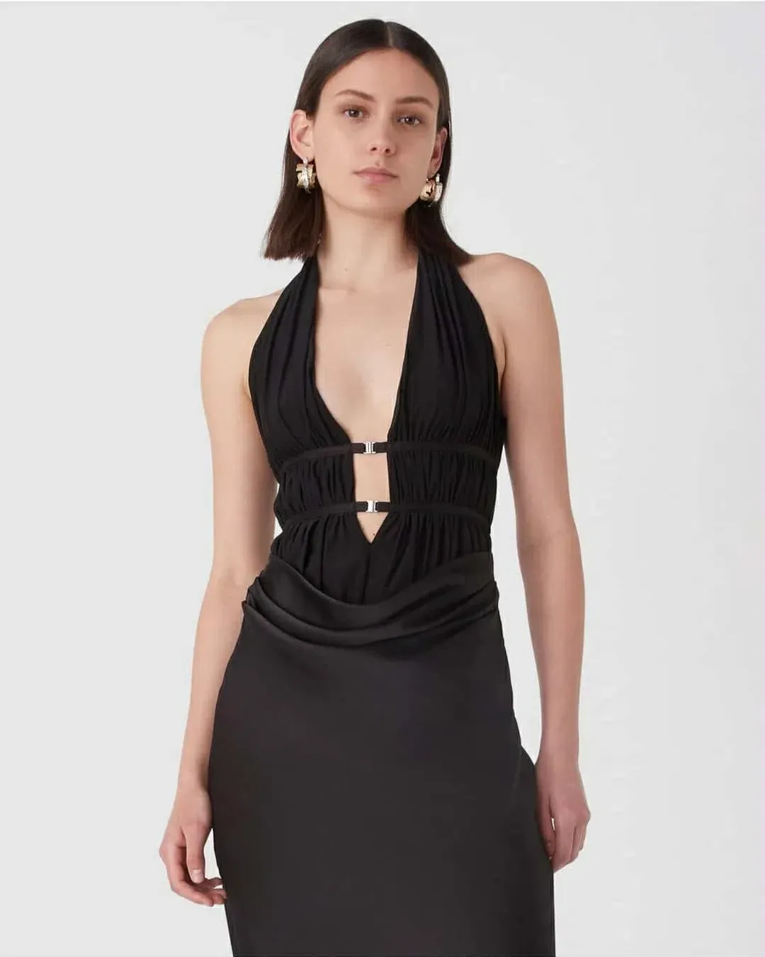 Misha THE 'CELINE' SATIN DRESS for rent on The Volte - main image