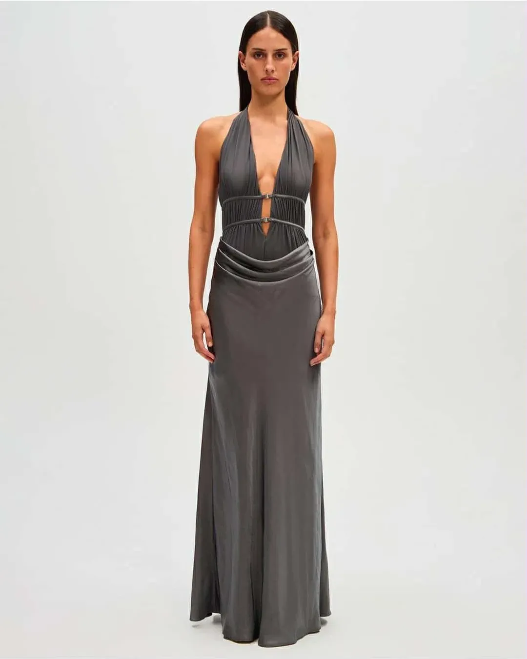 Misha THE 'CELINE' SATIN DRESS for rent on The Volte - main image